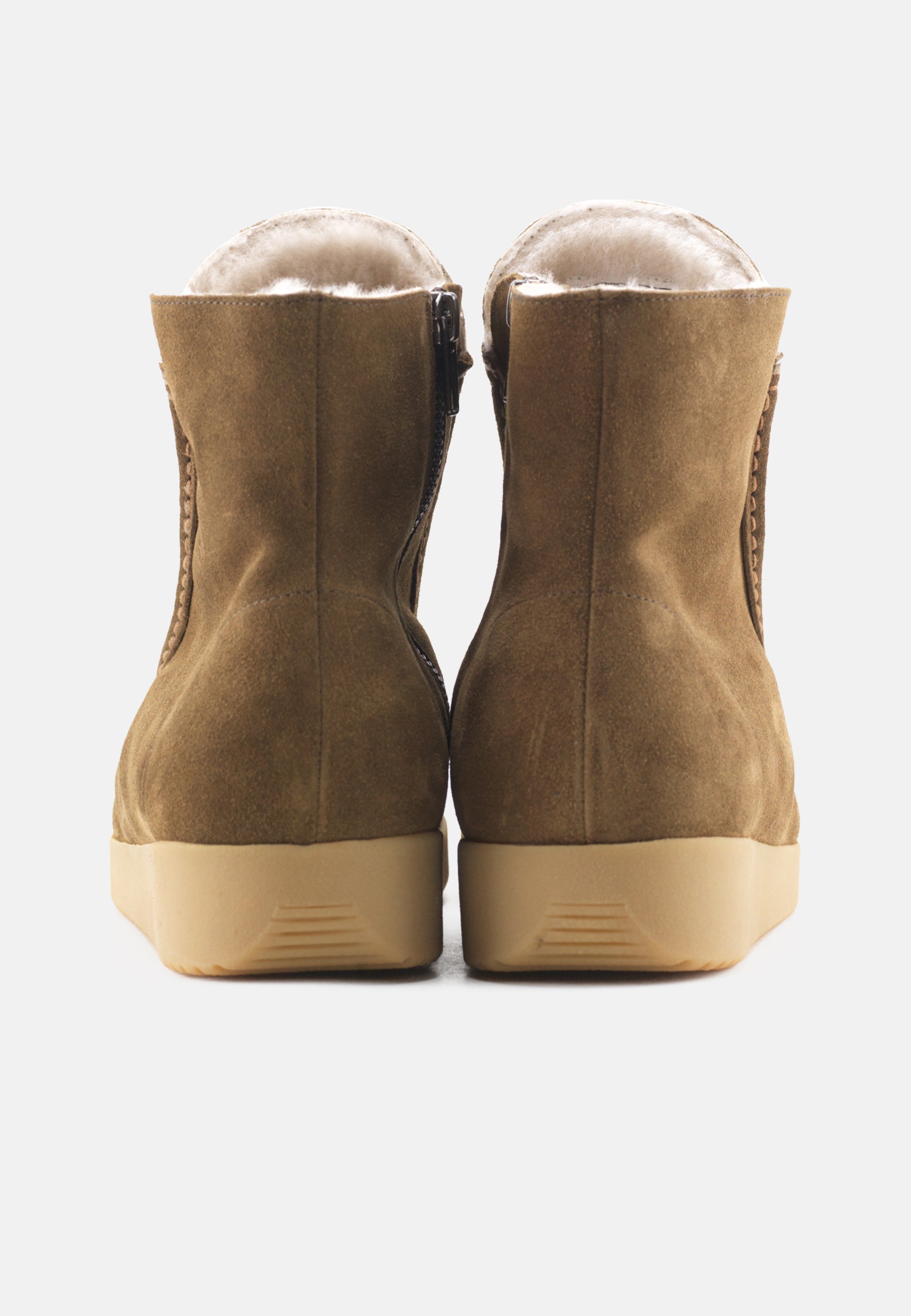 Nature Footwear Nanna Varmforet Støvle Luxe Suede Warm linned Boot 103 Olive