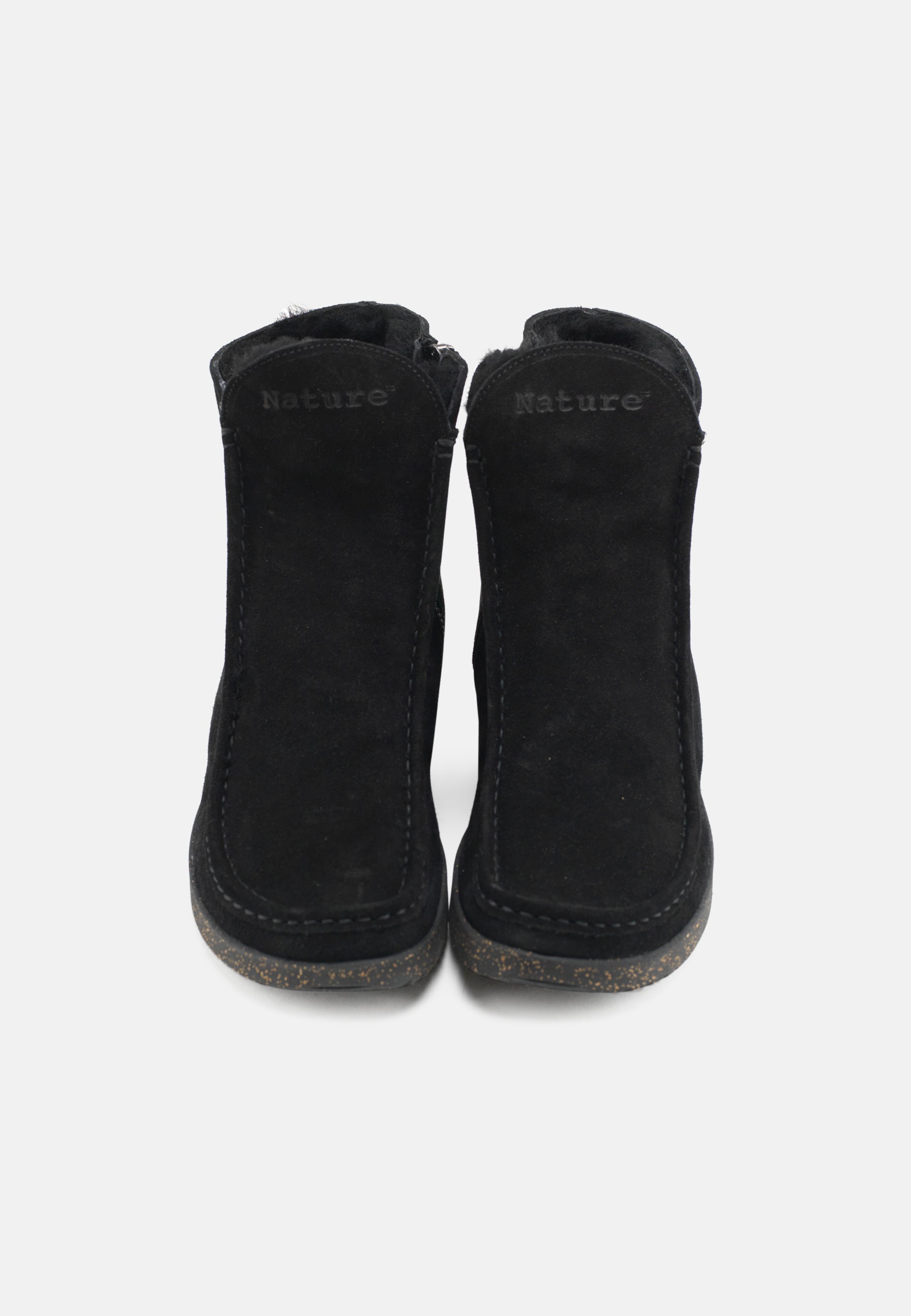 Nature Footwear Nanna Varmforet Støvle Suede Warm linned Boot 002 Black