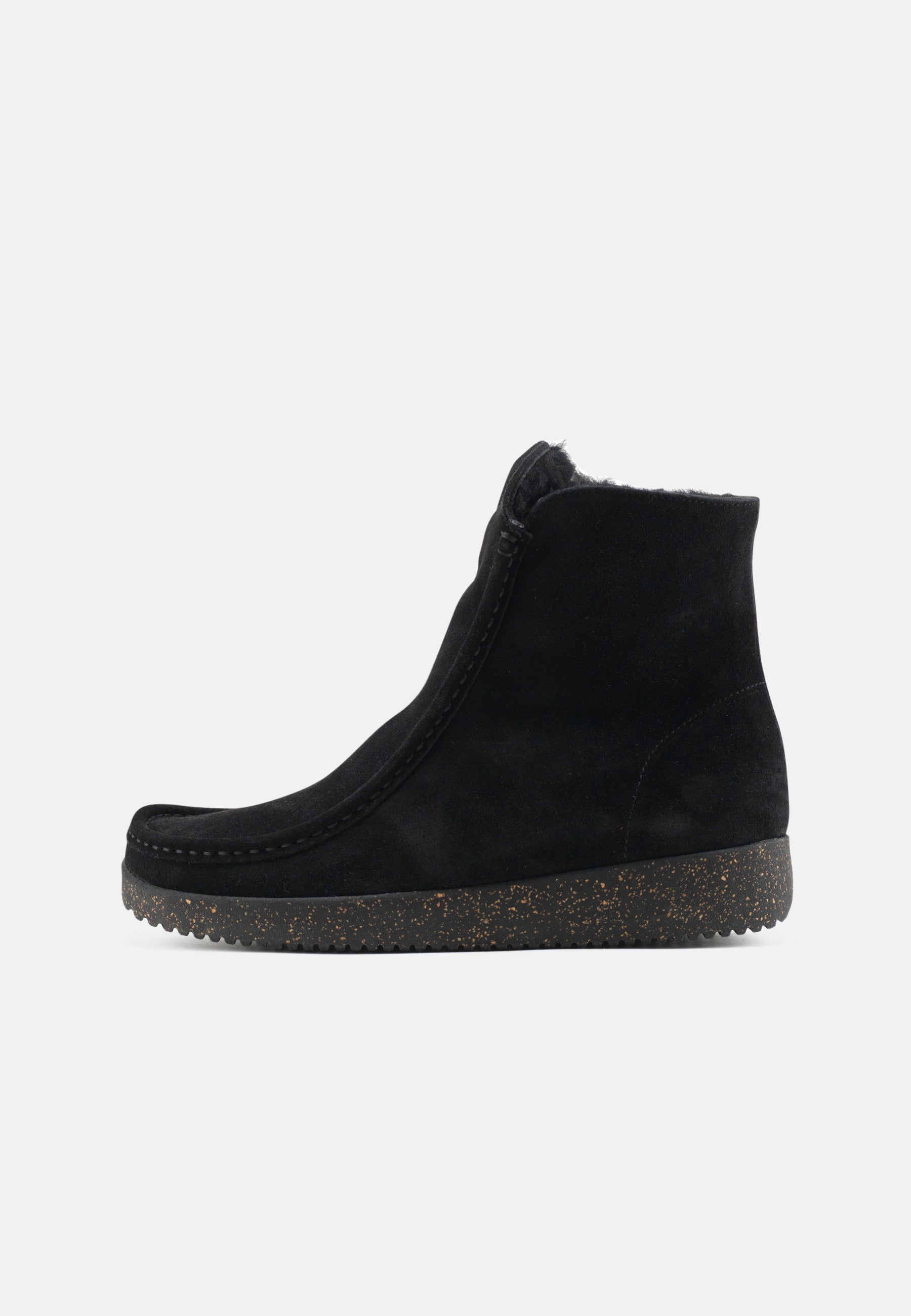 Nature Footwear Nanna Varmforet Støvle Suede Warm linned Boot 002 Black