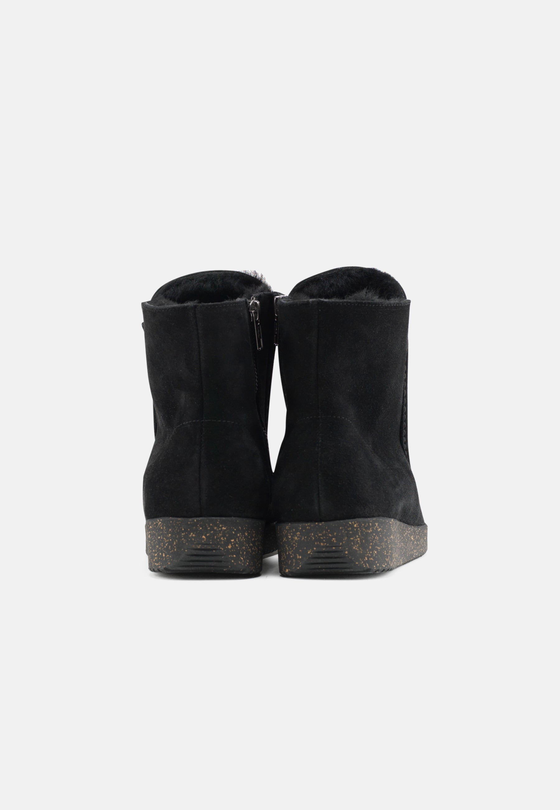 Nature Footwear Nanna Varmforet Støvle Suede Warm linned Boot 002 Black