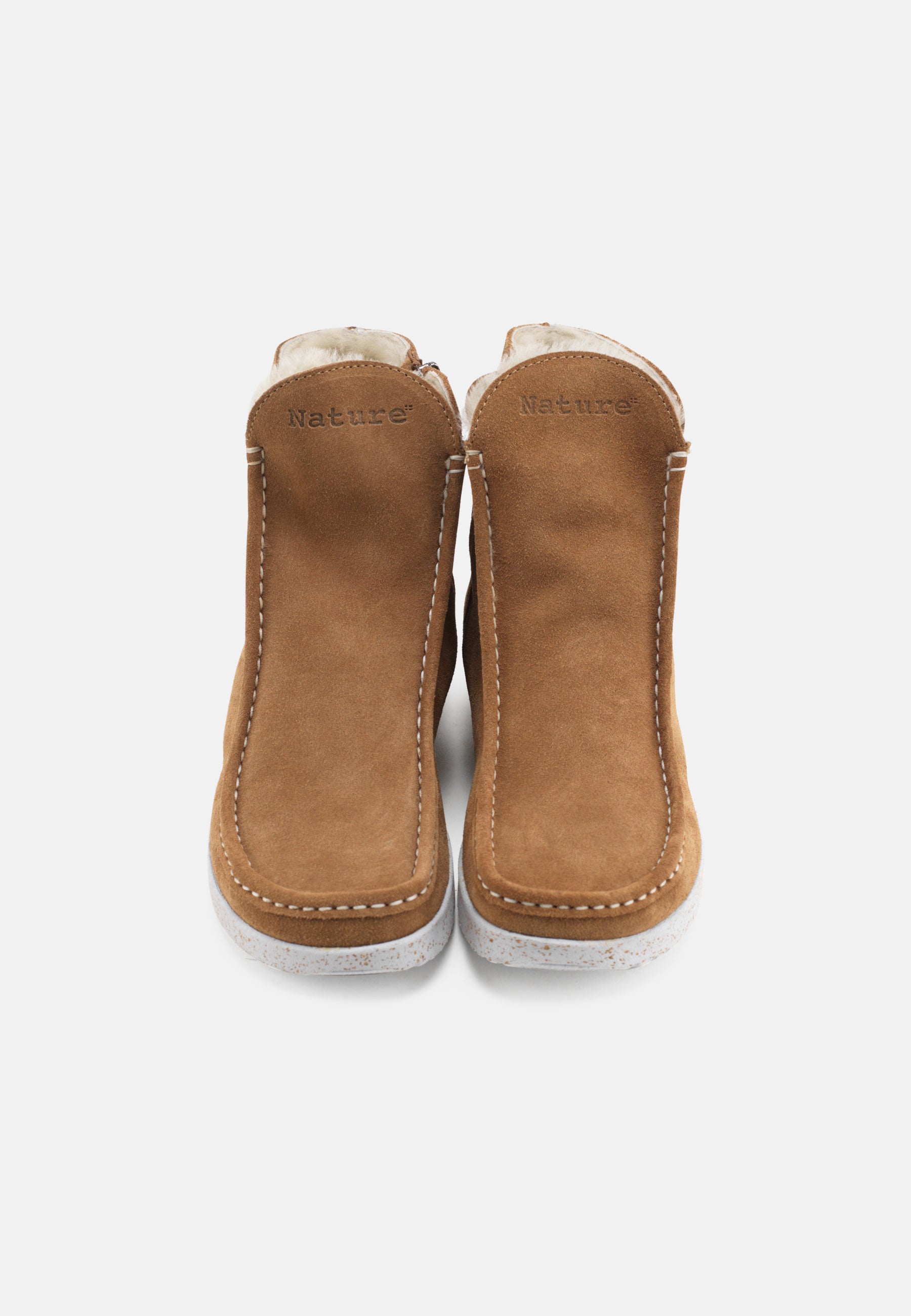 Nature Footwear Nanna Varmforet støvle Suede Warm linned Boot 025 Toffee