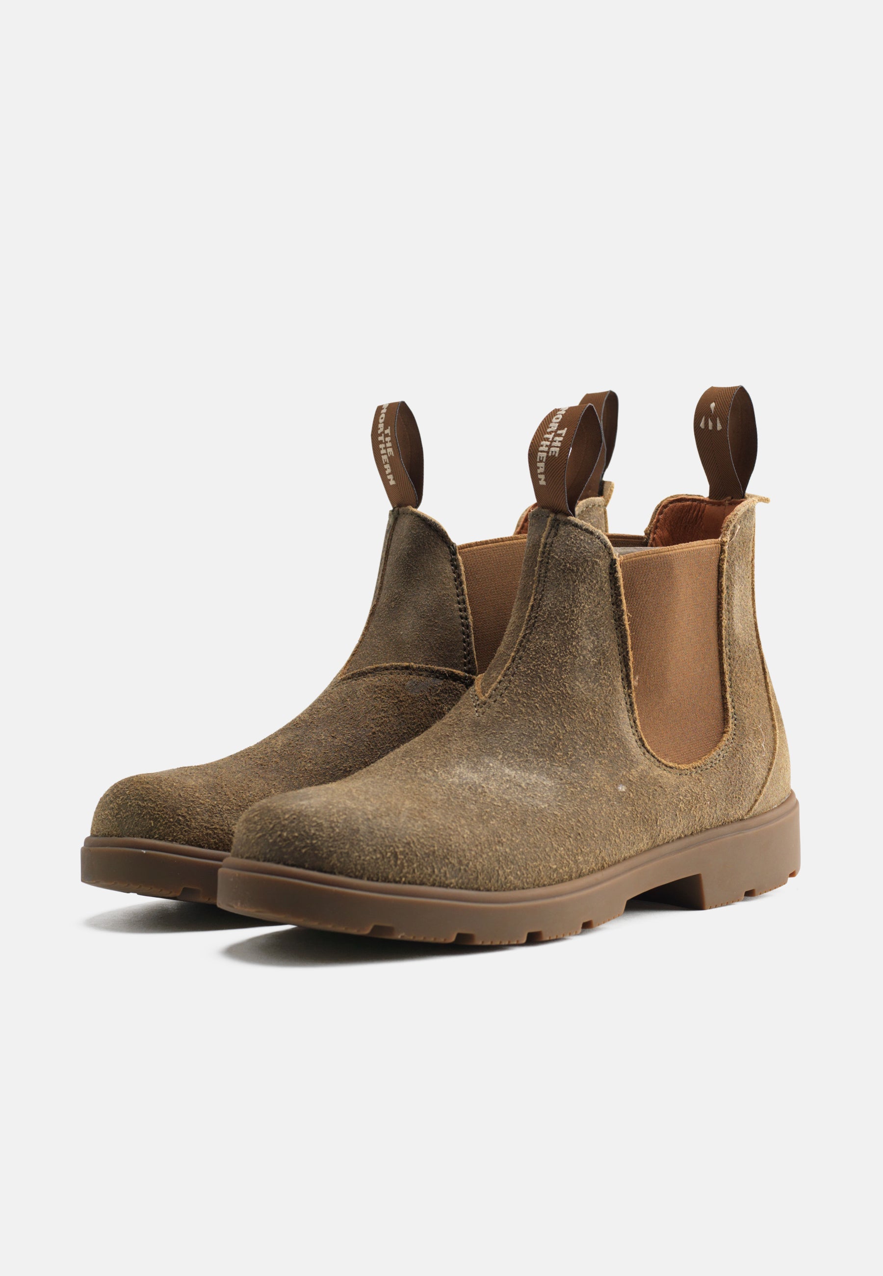The Northern Nora Støvle Elk Suede Boot 117 Moss Green