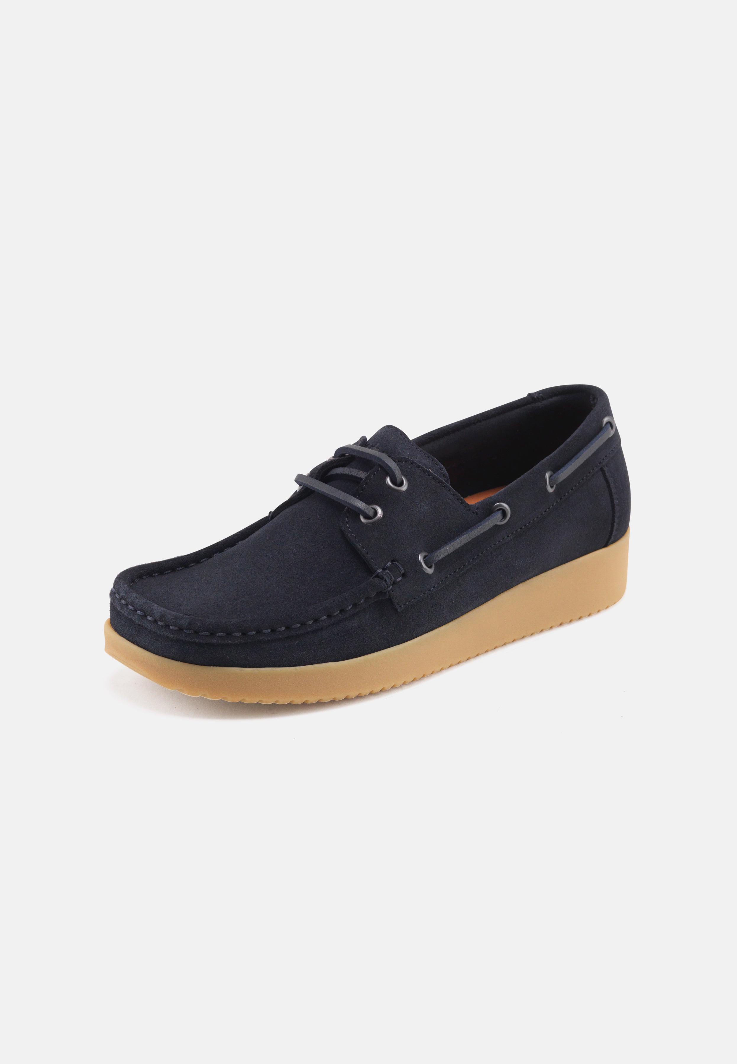 Nature Footwear Sally Loafer Suede Shoe 004 Navy