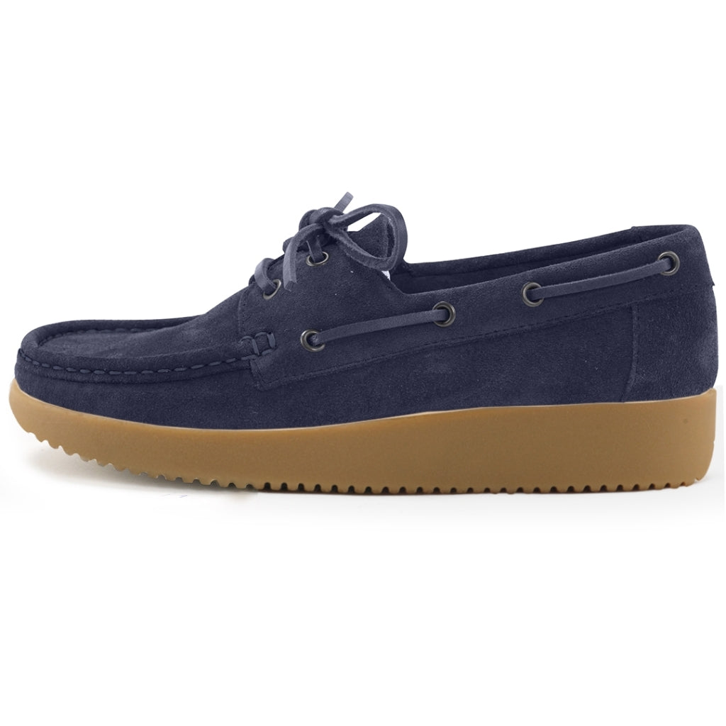 Nature Footwear Sally Loafer Suede Shoe 004 Navy