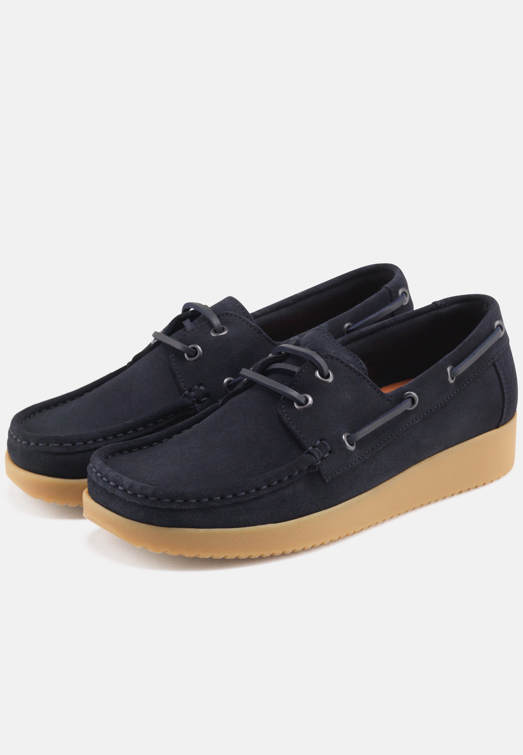 Nature Footwear Sally Loafer Suede Shoe 004 Navy