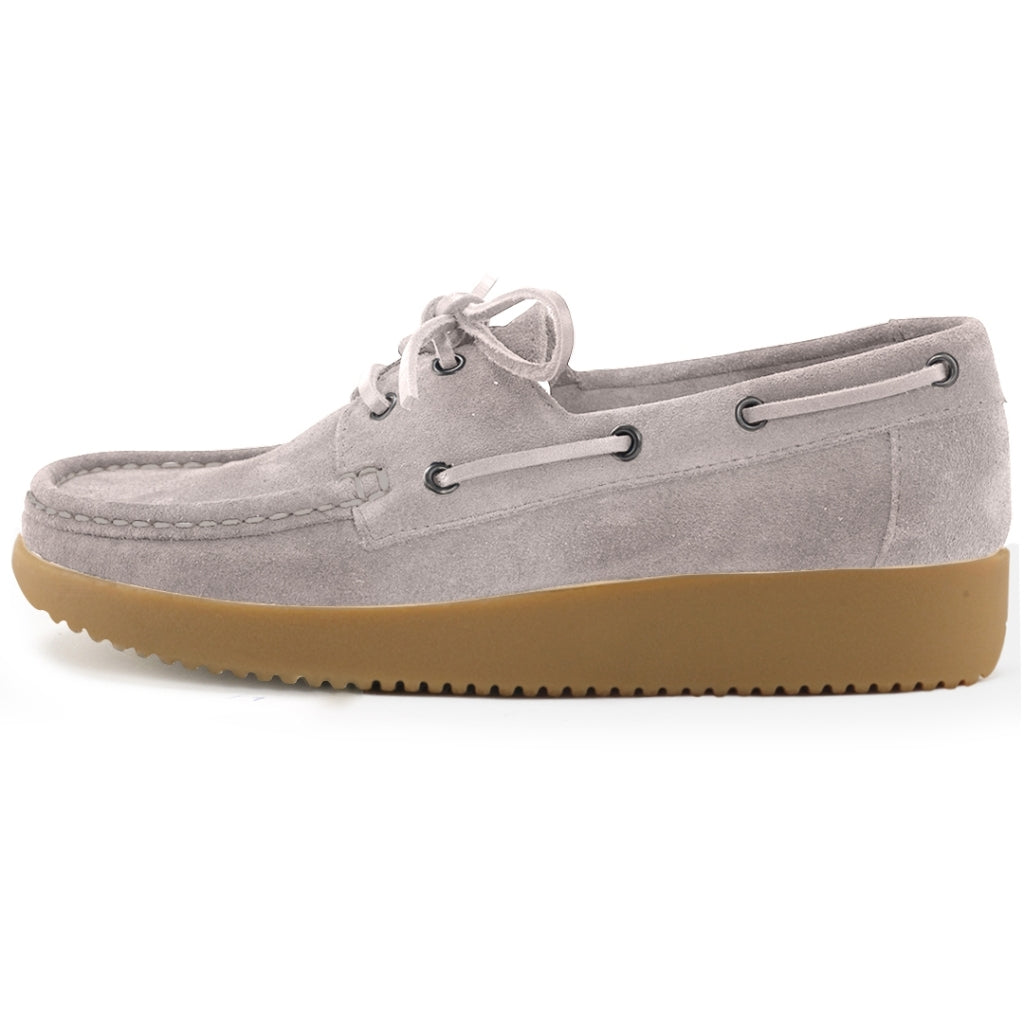 Nature Footwear Sally Loafer Suede Shoe 157 Moonrock