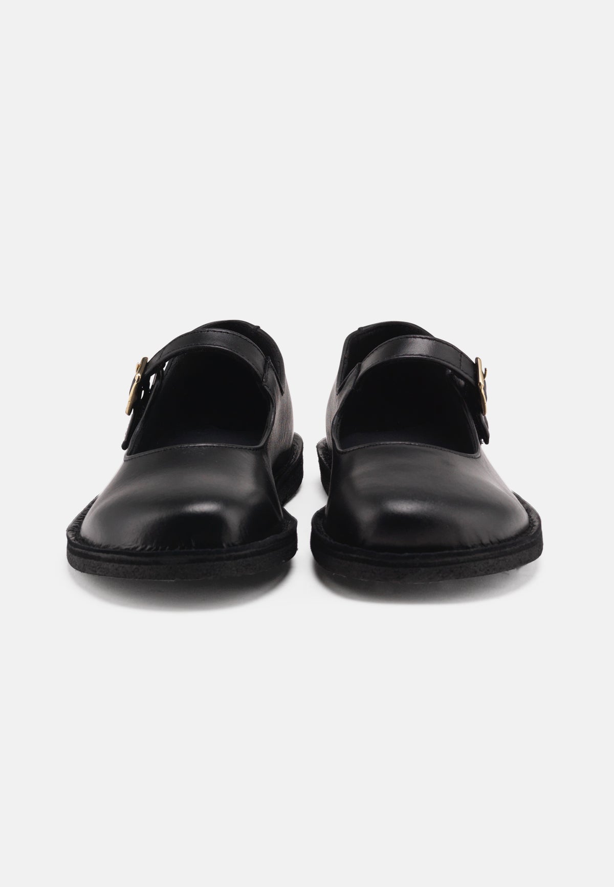 Nature Footwear Sigrid Ballerina Leather Shoe 002 Black