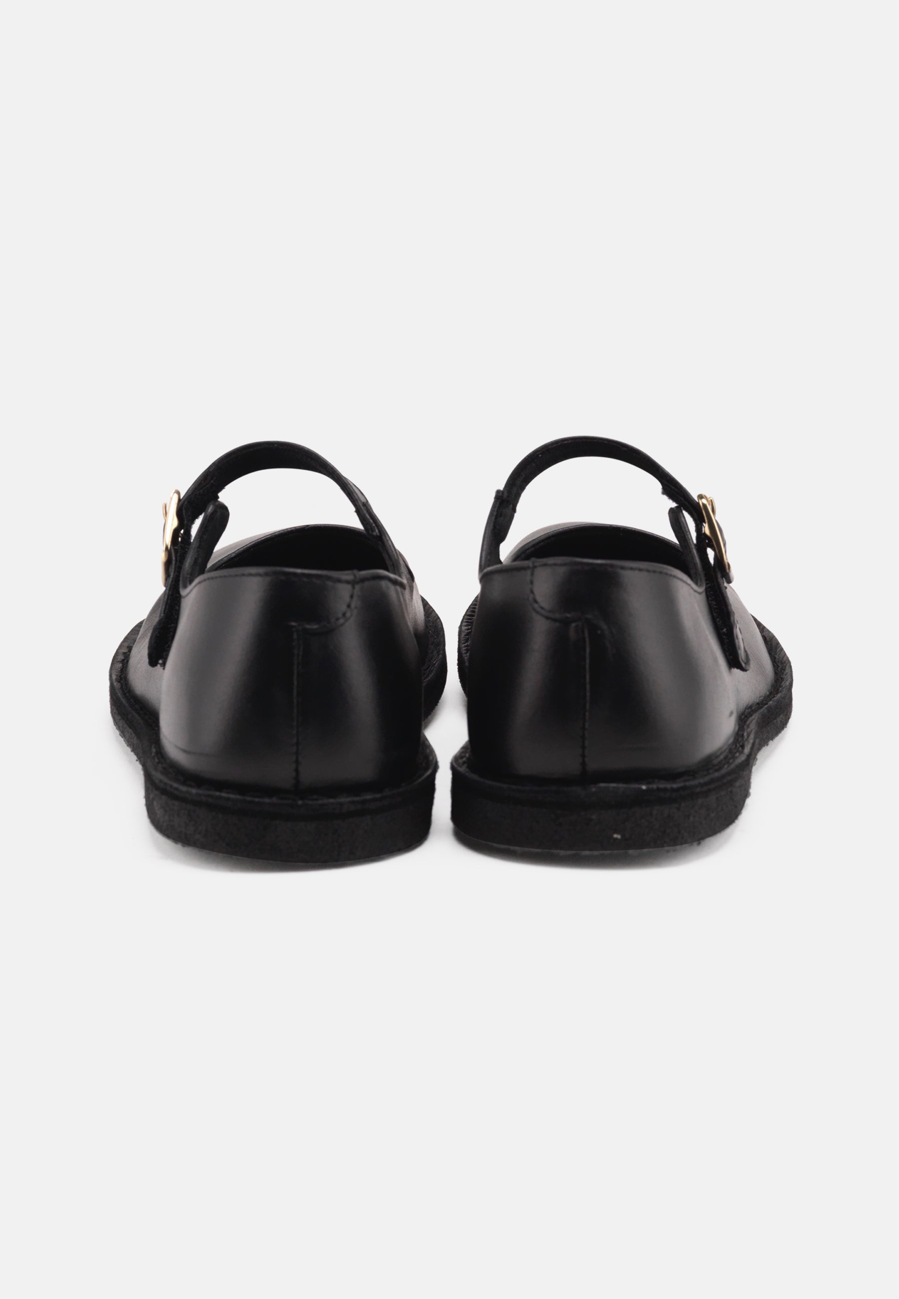 Nature Footwear Sigrid Ballerina Leather Shoe 002 Black