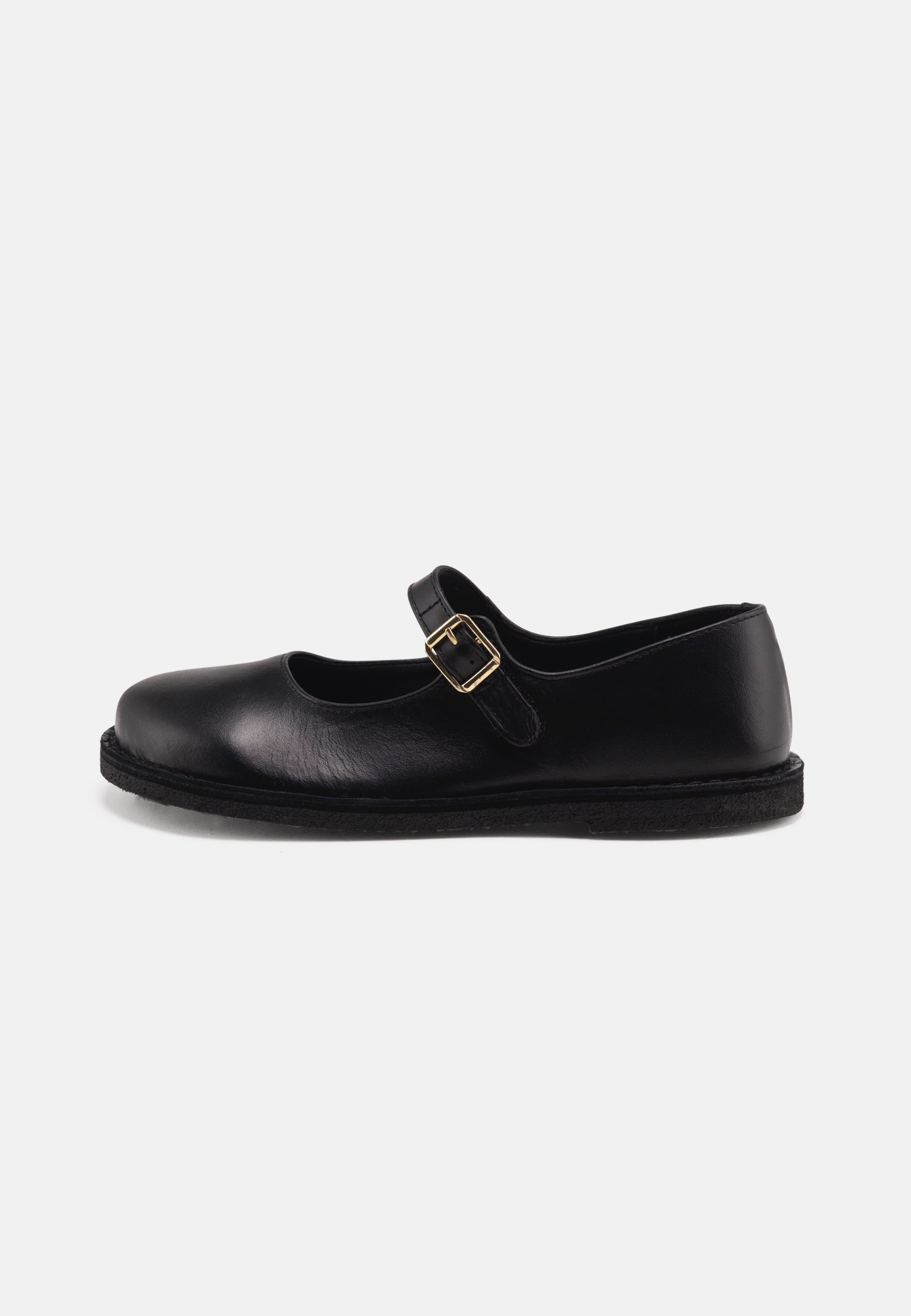 Nature Footwear Sigrid Ballerina Leather Shoe 002 Black