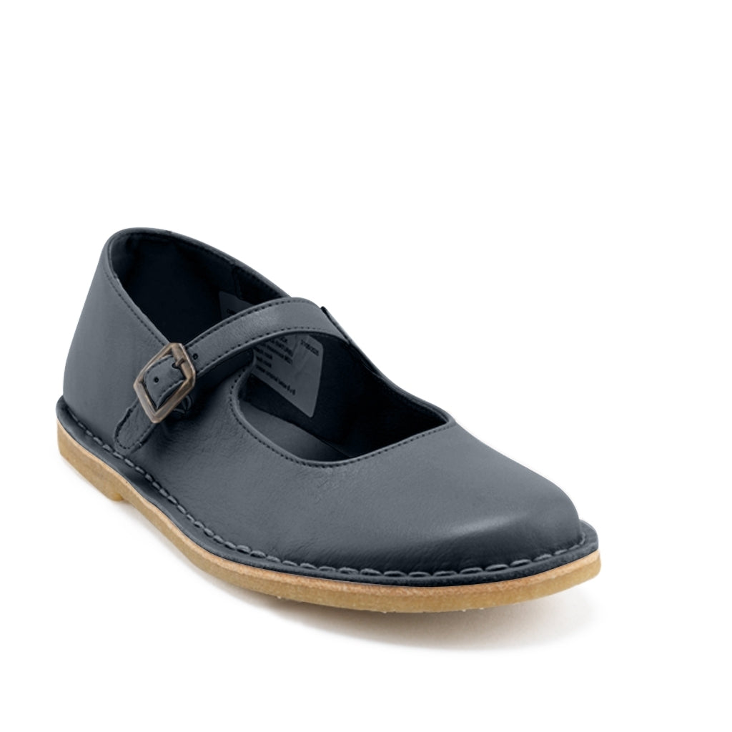 Nature Footwear Sigrid Ballerina Leather Shoe 002 Black
