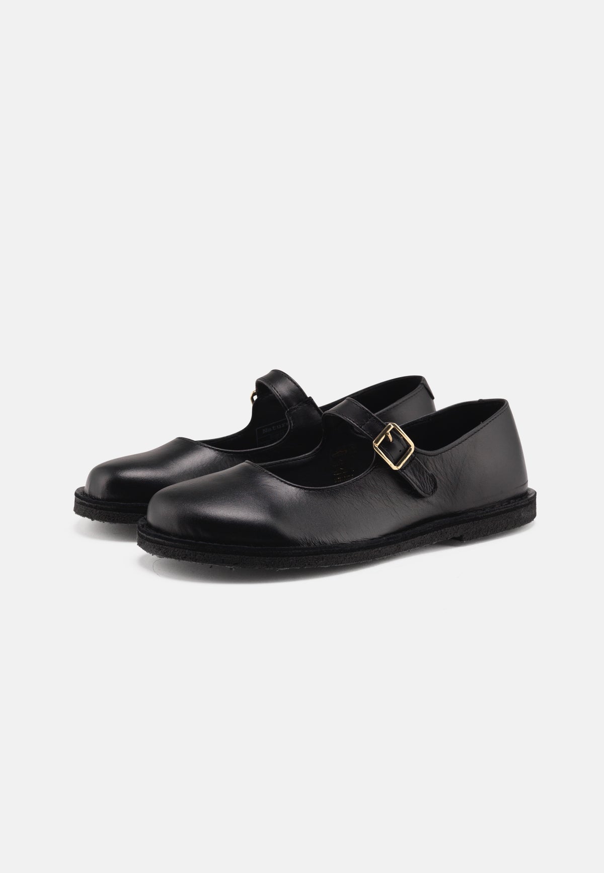 Nature Footwear Sigrid Ballerina Leather Shoe 002 Black