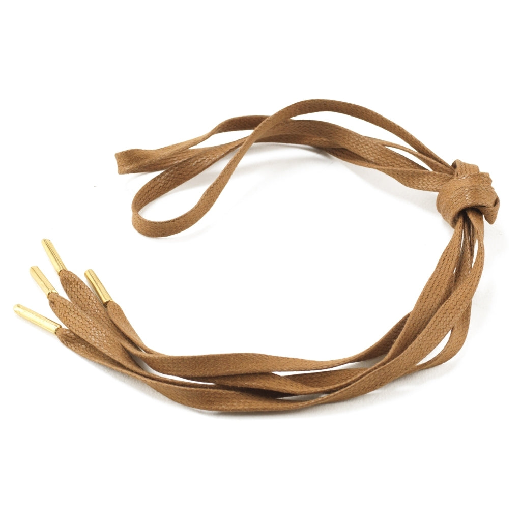 Nature Footwear Snørebånd Asta Extra lace 114B Tobacco w. gold