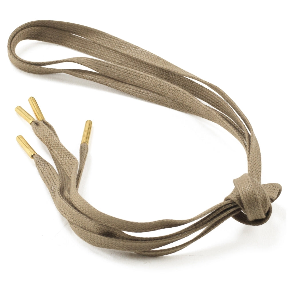 Nature Footwear Snørebånd Asta Extra lace 132B Olive w. gold