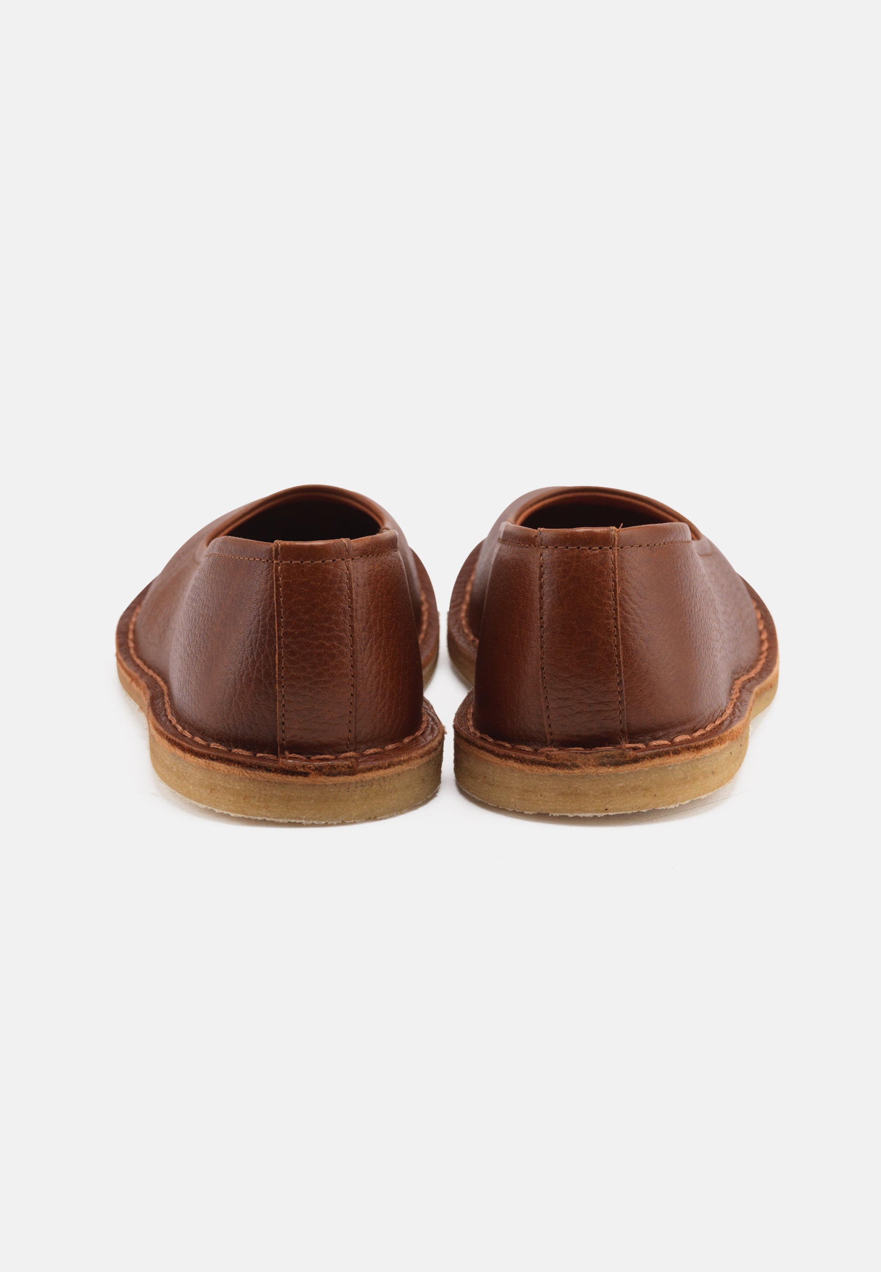 Nature Footwear Sol Ballerina Leather Slip on 114 Tobacco