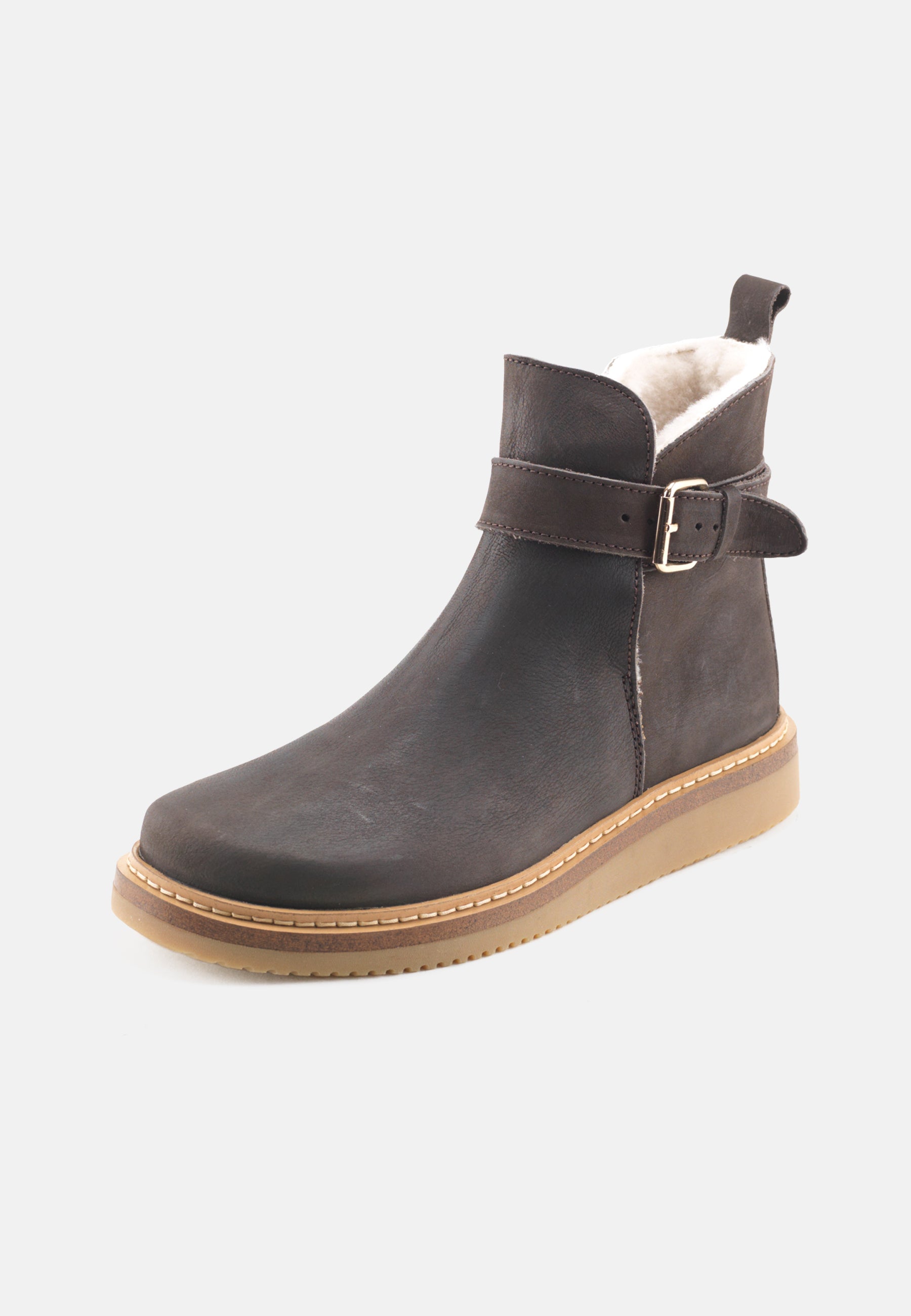 Nature Footwear Vigga Varmforet Støvle Nubuck Warm linned Boot 146 Bison