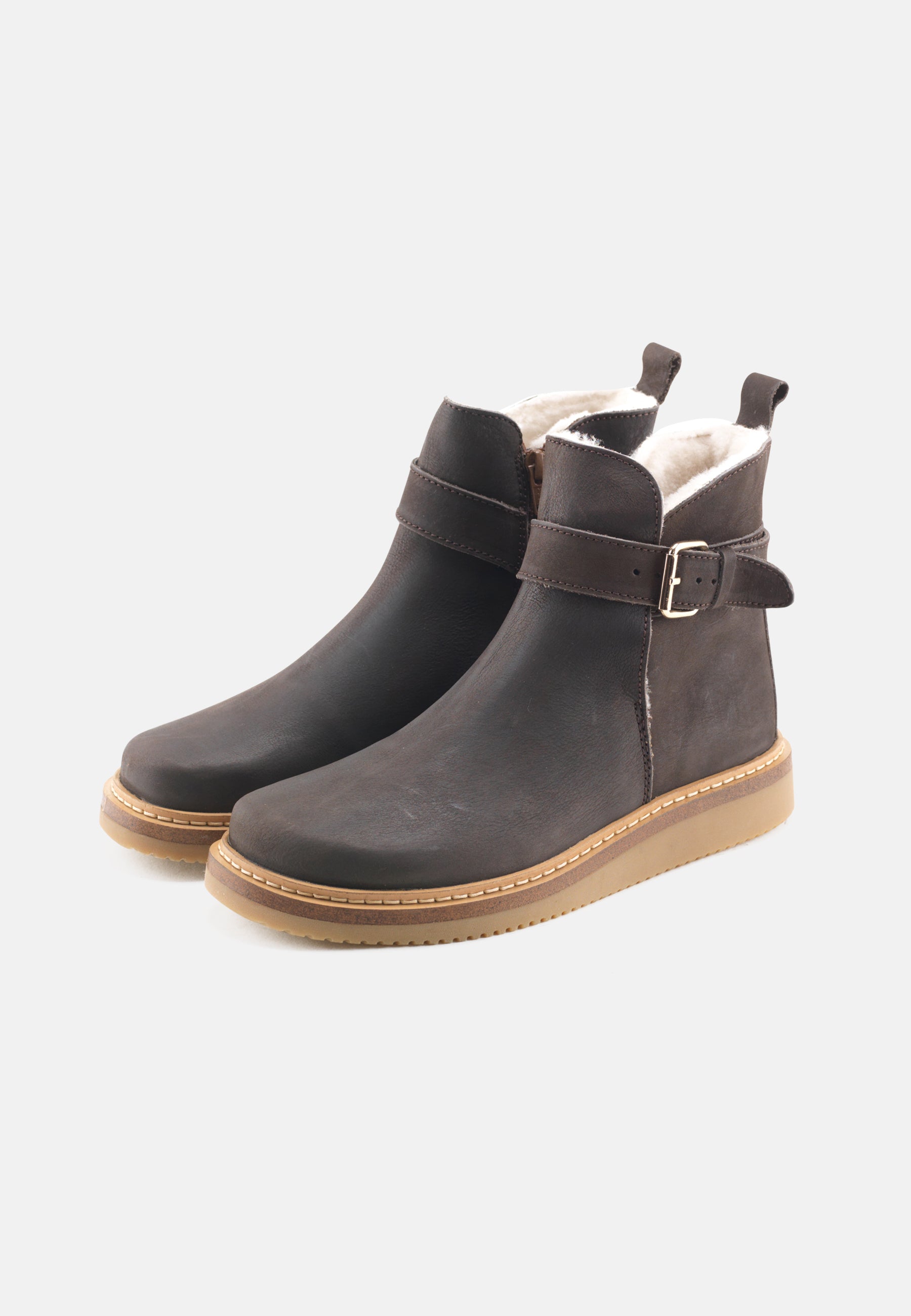Nature Footwear Vigga Varmforet Støvle Nubuck Warm linned Boot 146 Bison