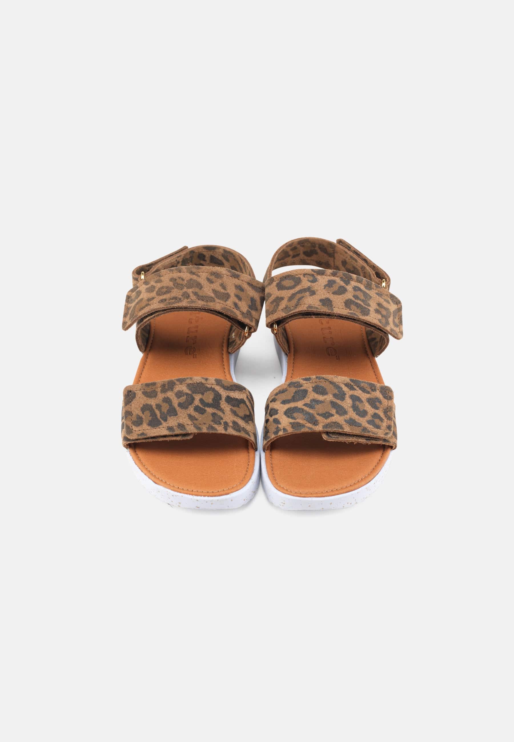 Karen Sandal Suede - Leopard - Nature Footwear