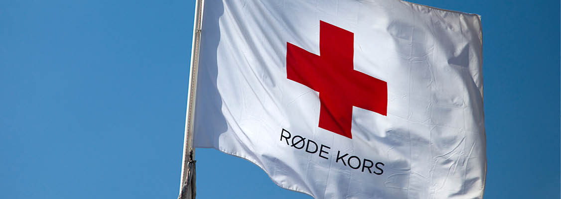 Vi støtter Røde Kors!