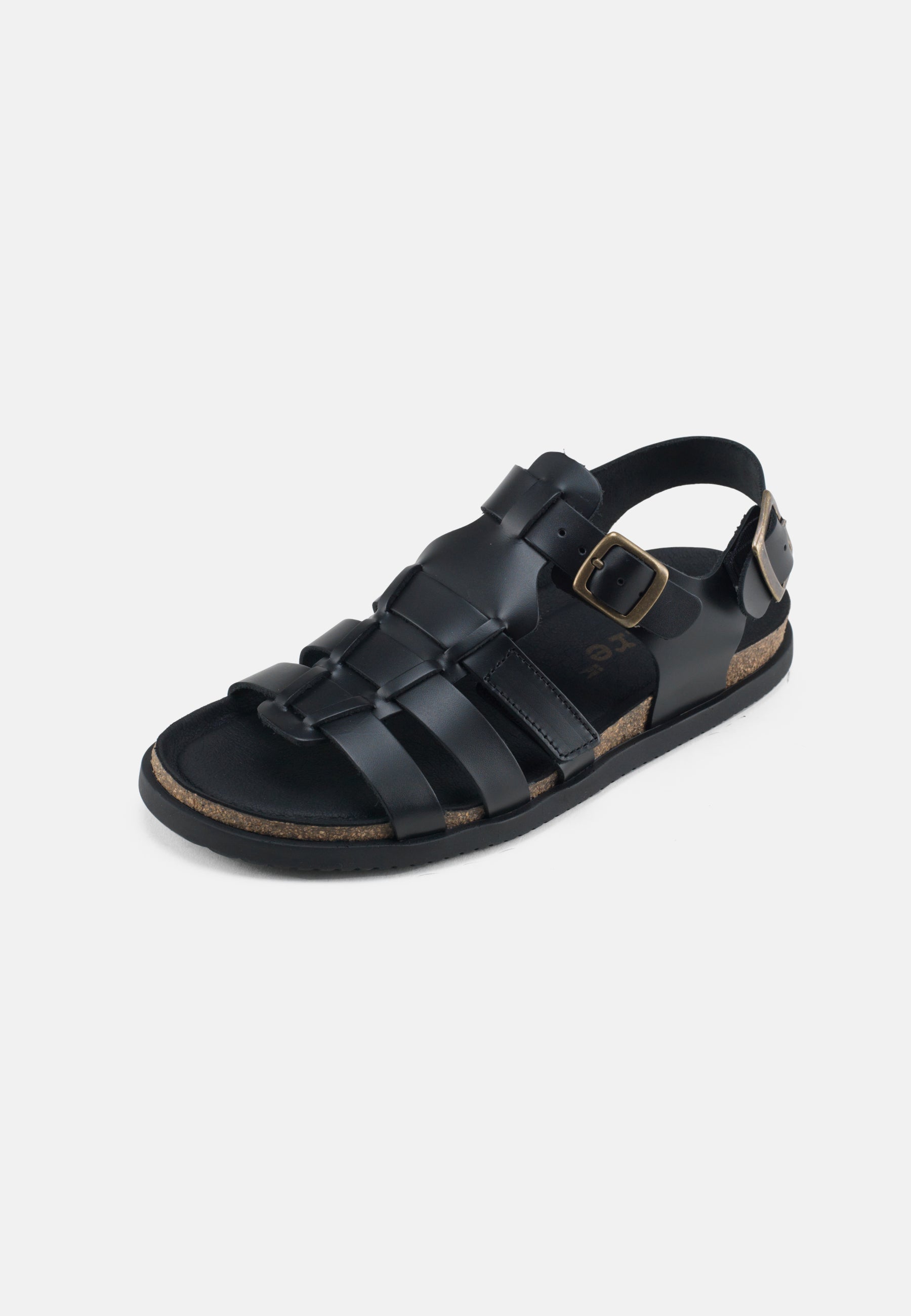 Mette Sandal Leather - Black - Nature Footwear
