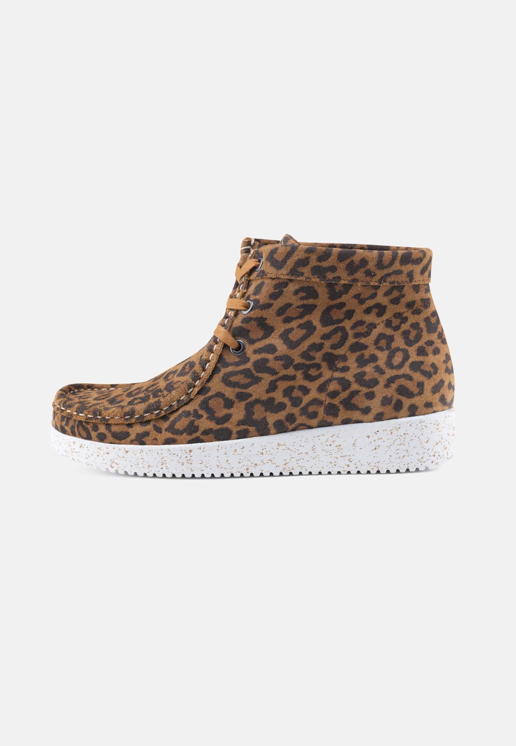 Emma Støvle Suede - Leopard - Nature Footwear