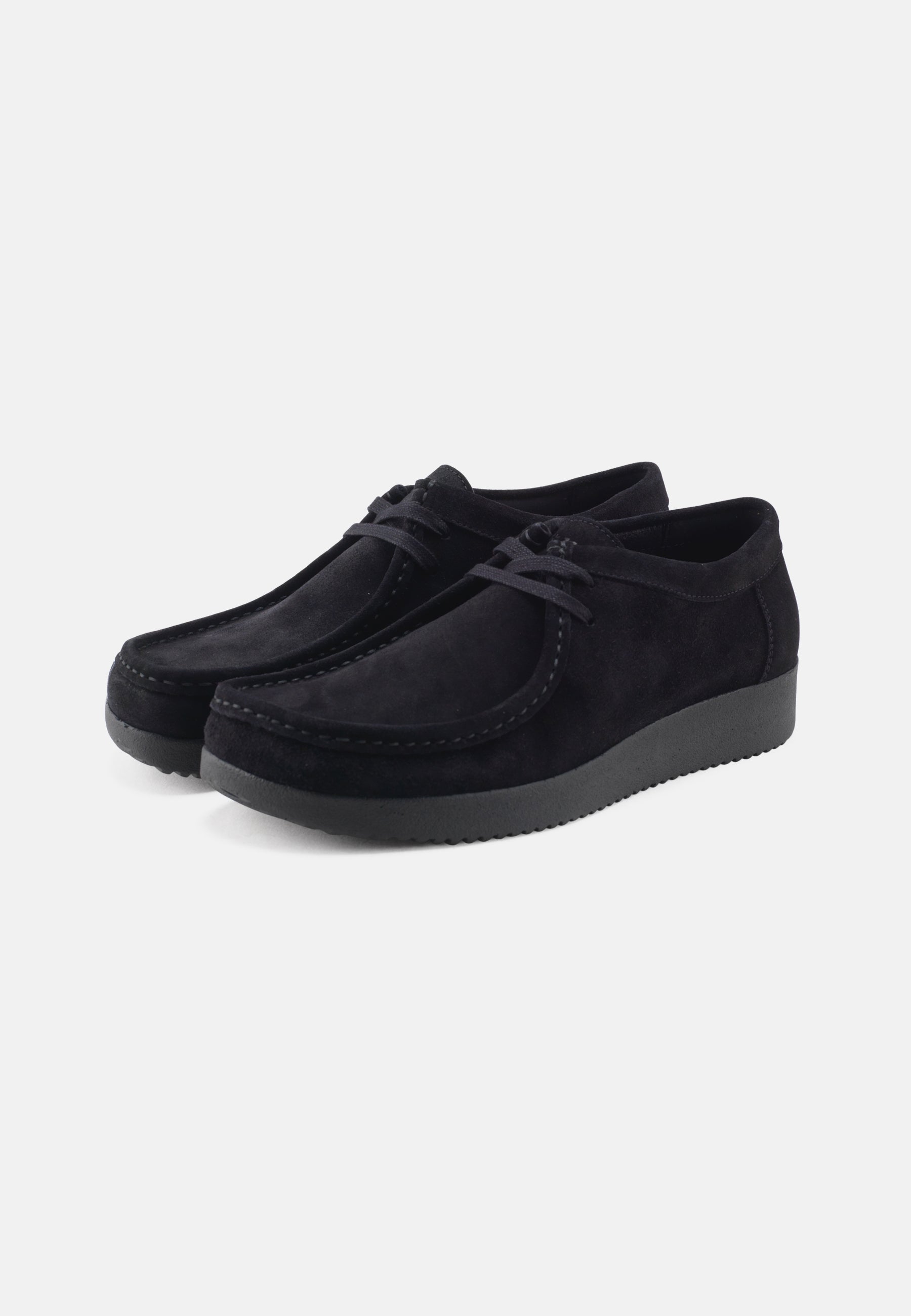 Nature Footwear Adam Sko Suede Shoe 002 Black