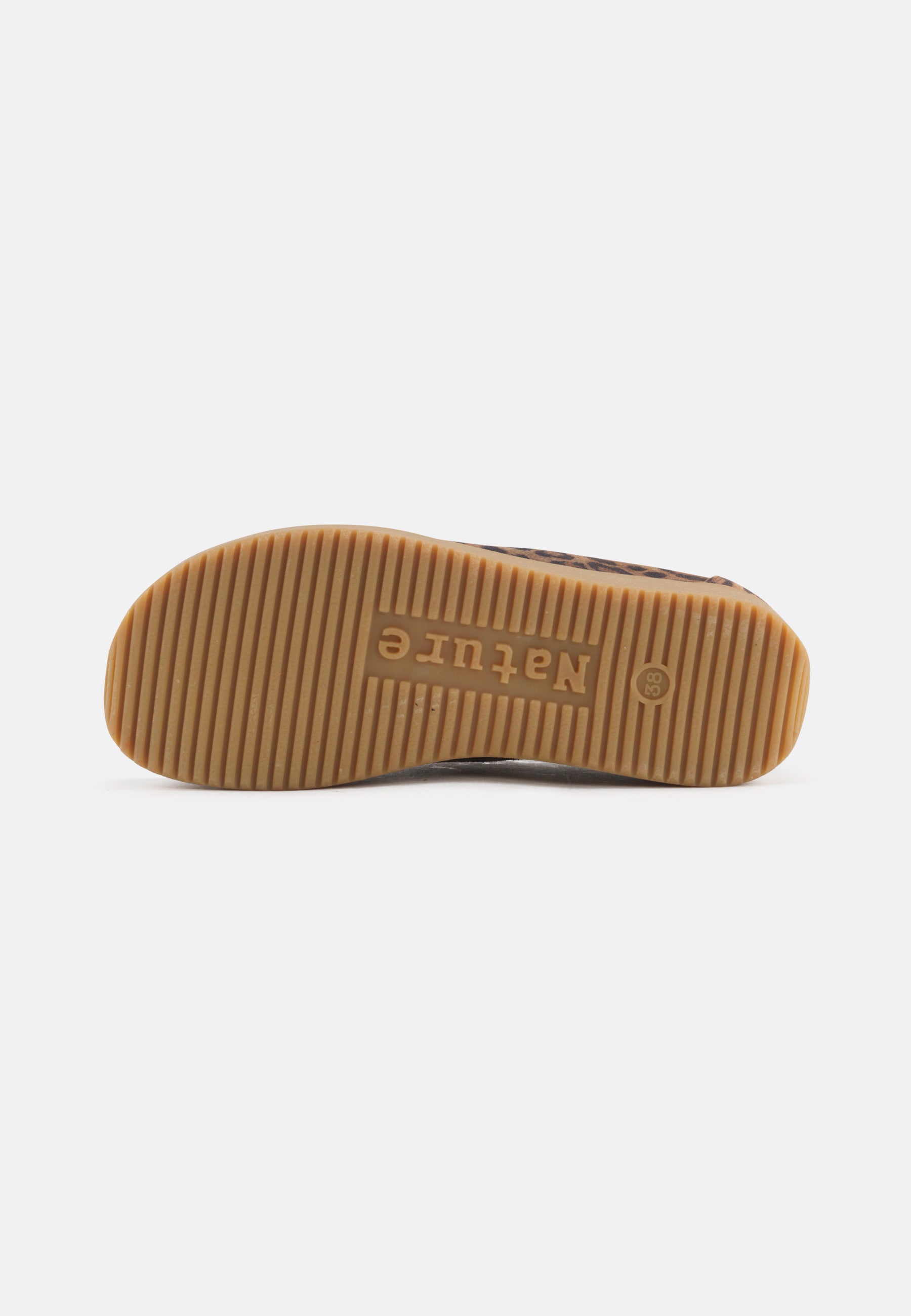 Nature Footwear Alba snøresko Suede læder i Leopardprint med ydersål af naturgummi