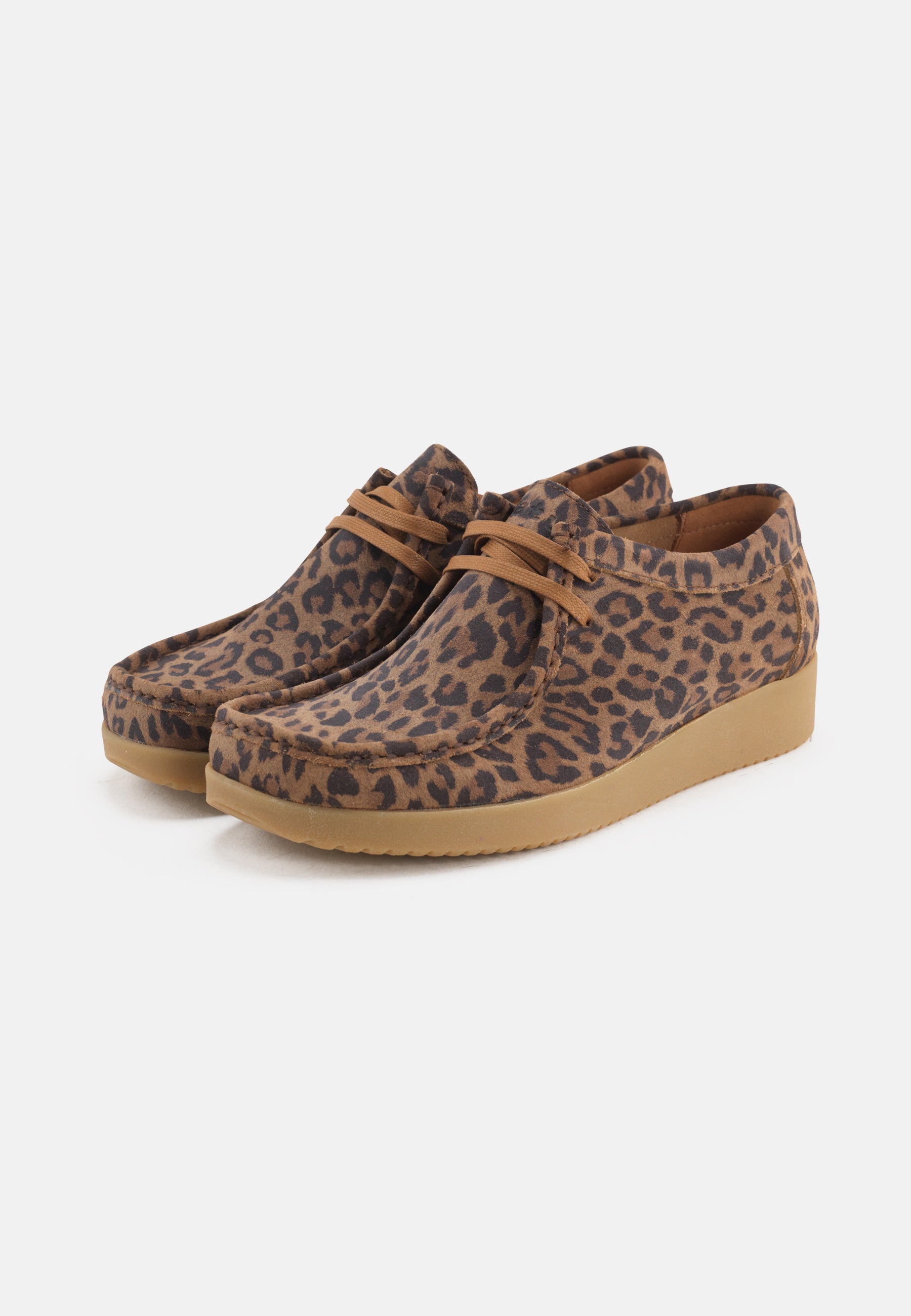 Nature Footwear Alba Sko Suede Print Shoe 100 Leopard