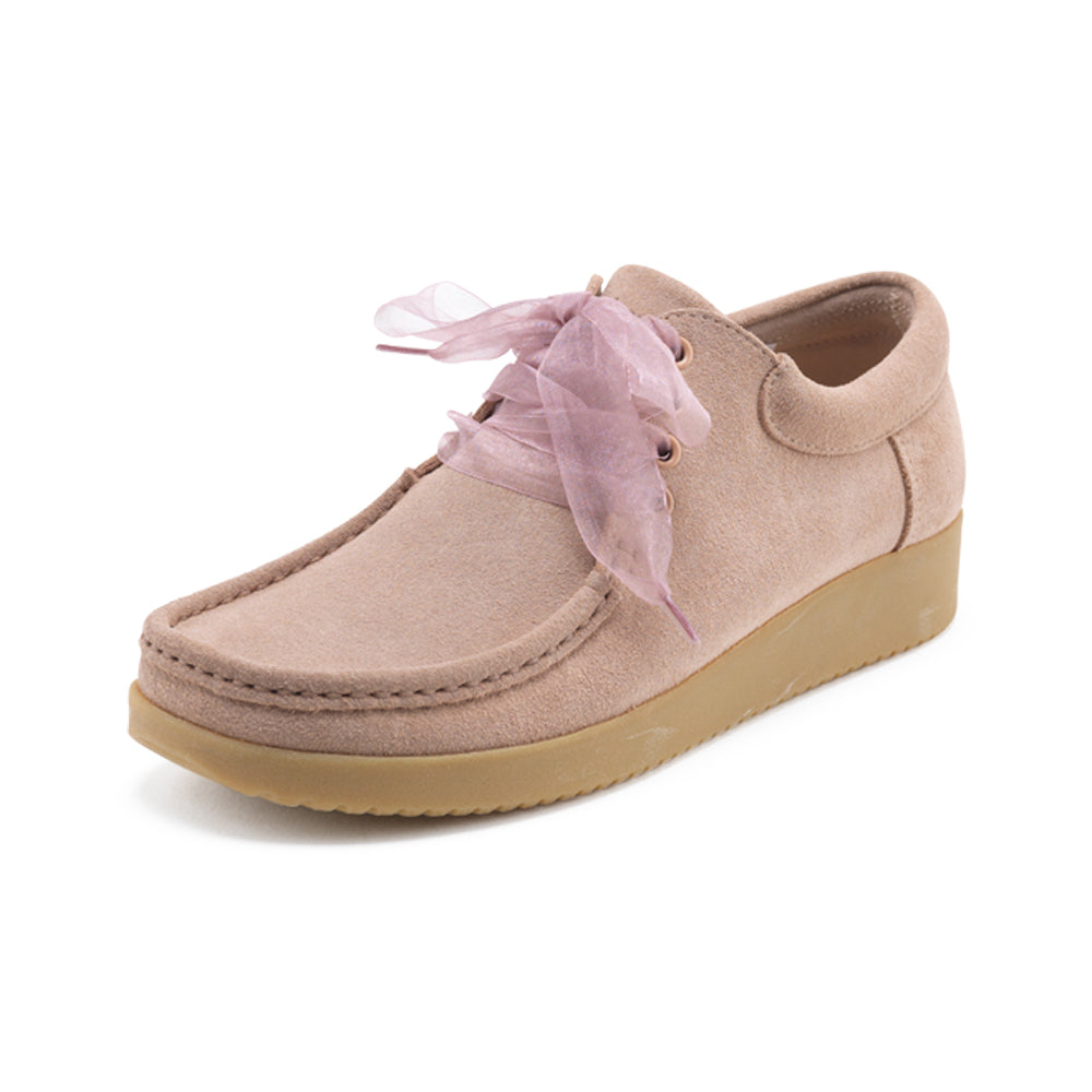 Nature Footwear Anna Sko Suede Shoe 006 Light Rose
