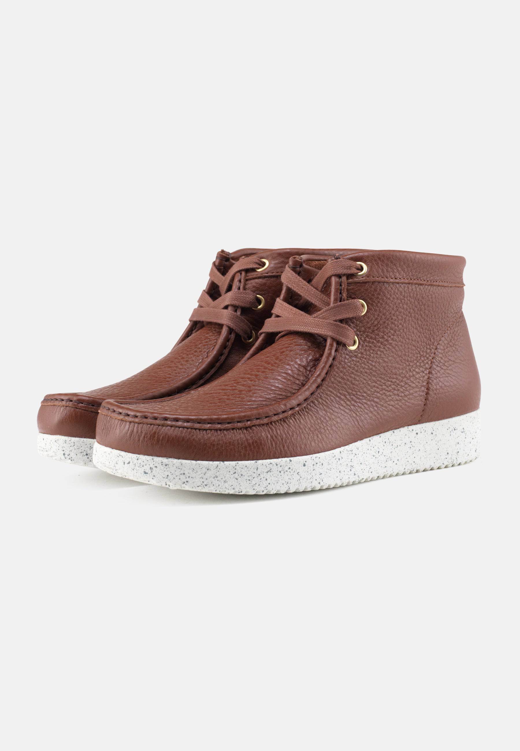 Anton Støvle Leather - Dark Brown - Nature Footwear