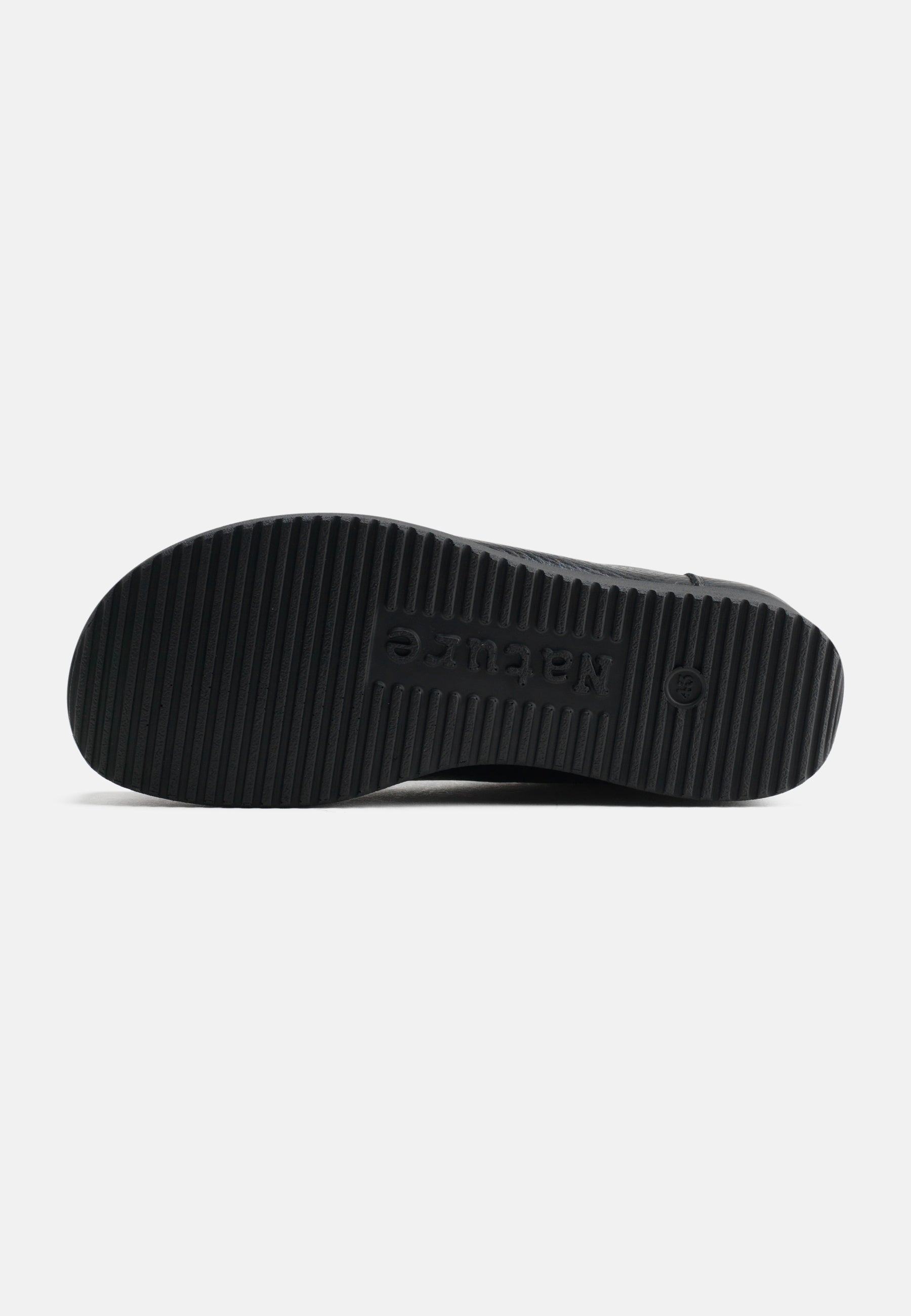 Nature Footwear Arne Snøresko Læder farve Black med matchende sål i PU 