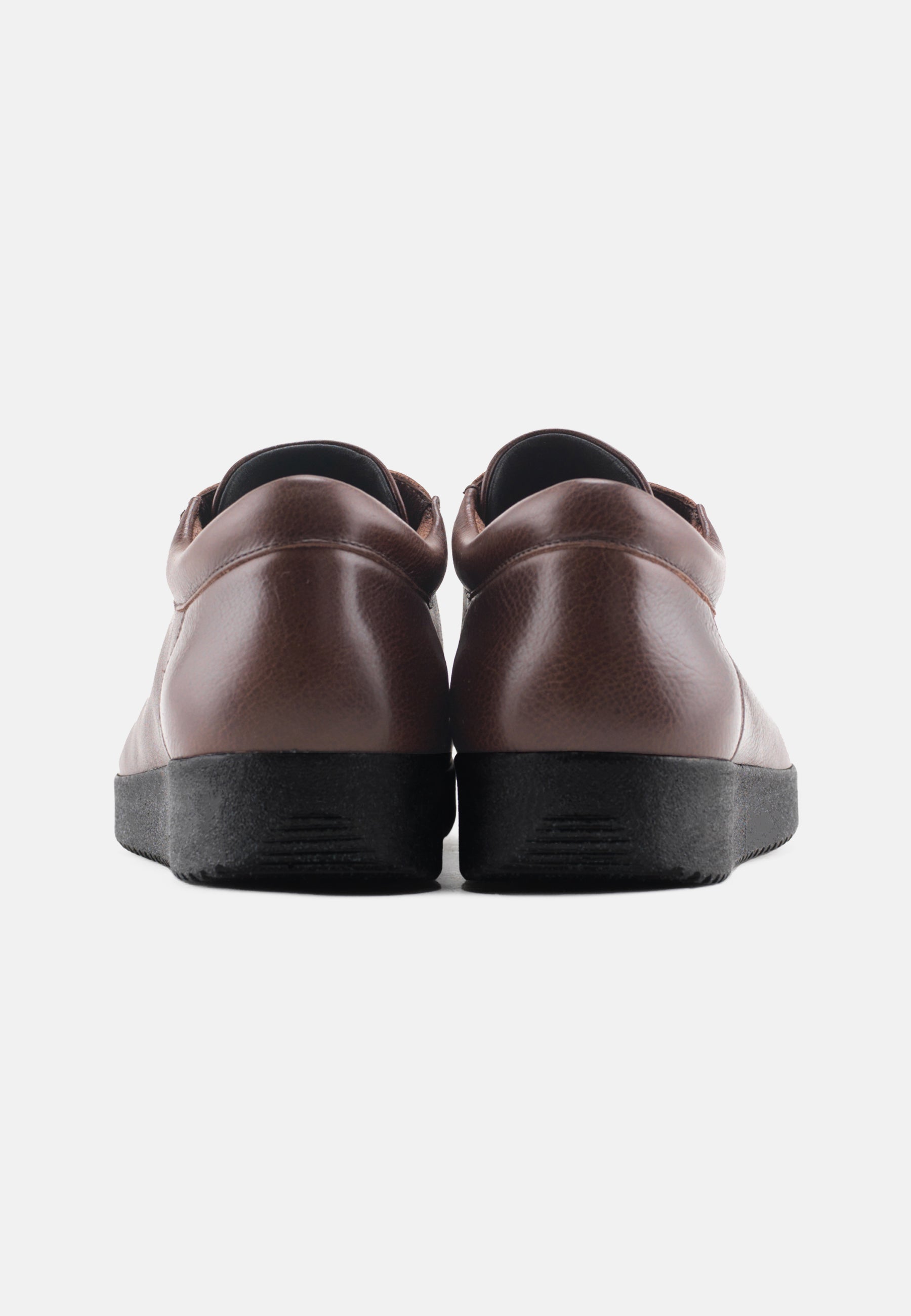 Nature Footwear Arne Snøresko Læder farve Coffee med sort sål i PU 