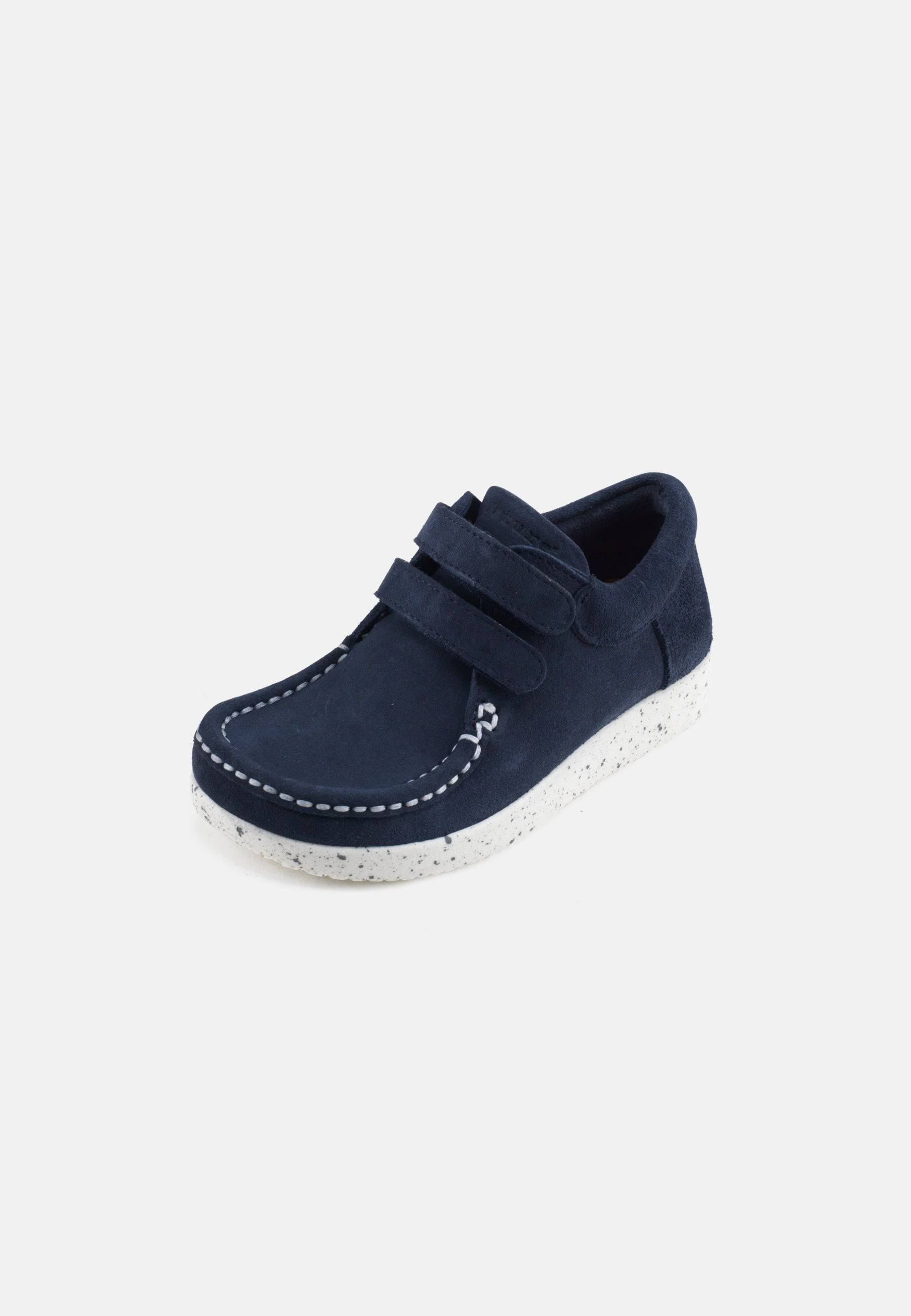 Ask Børnesko Suede - Navy - Nature Footwear