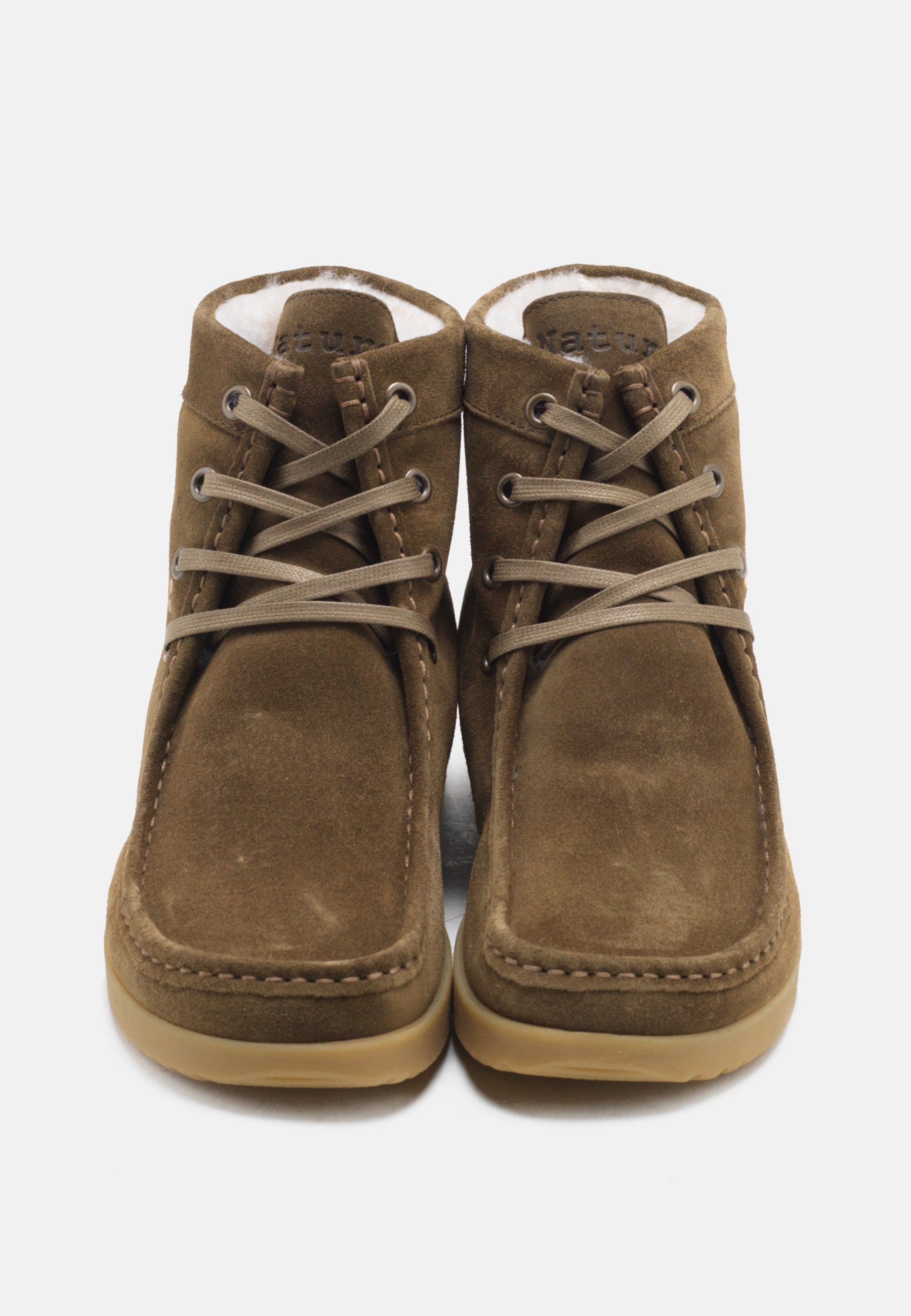 Nature Footwear Asta Varmforet Støvle Suede Boot 103 Olive