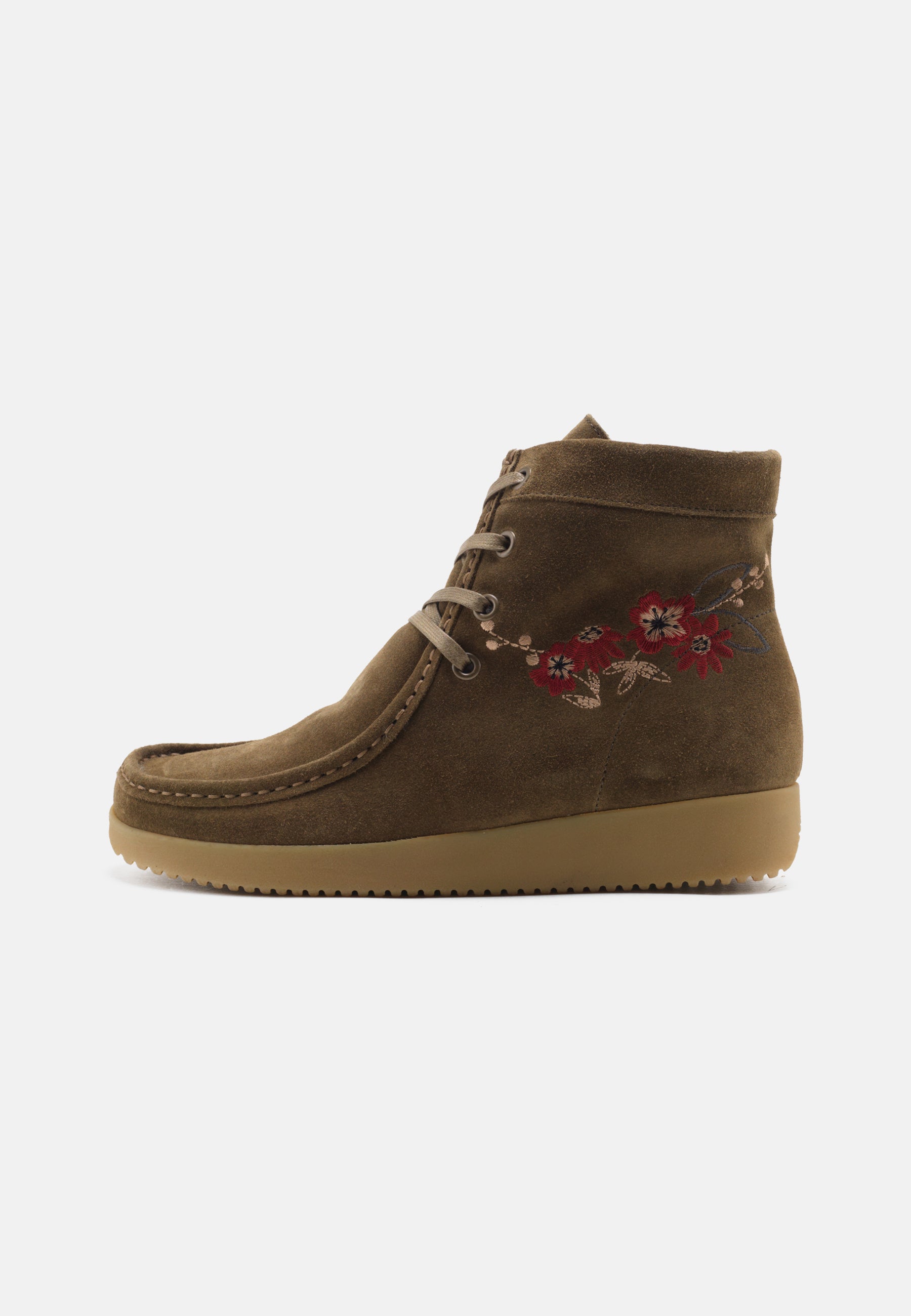 Nature Footwear Asta Varmforet Støvle Suede Boot 103 Olive
