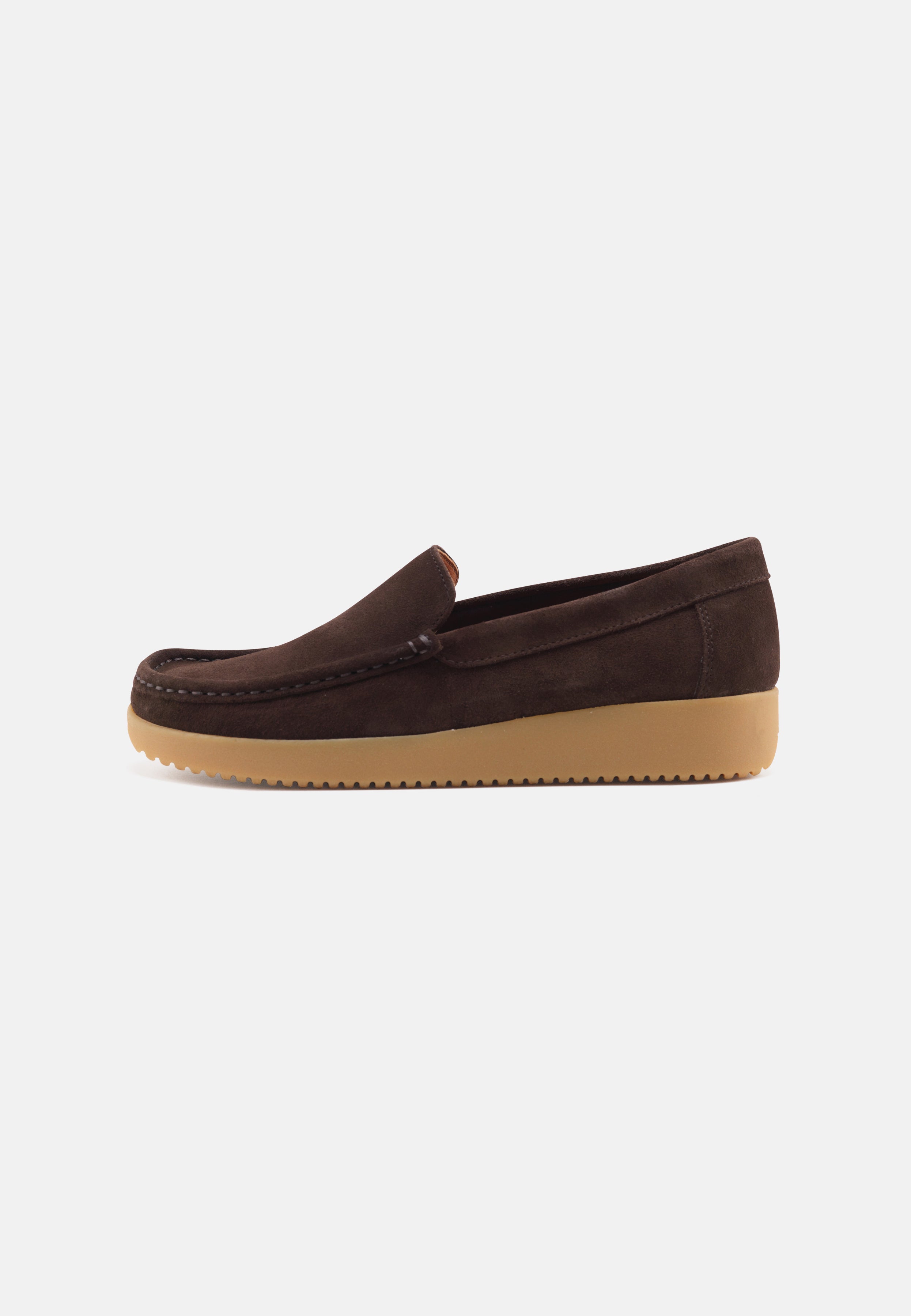 Nature Footwear Elin Loafer Suede Slip on 018 Coffee