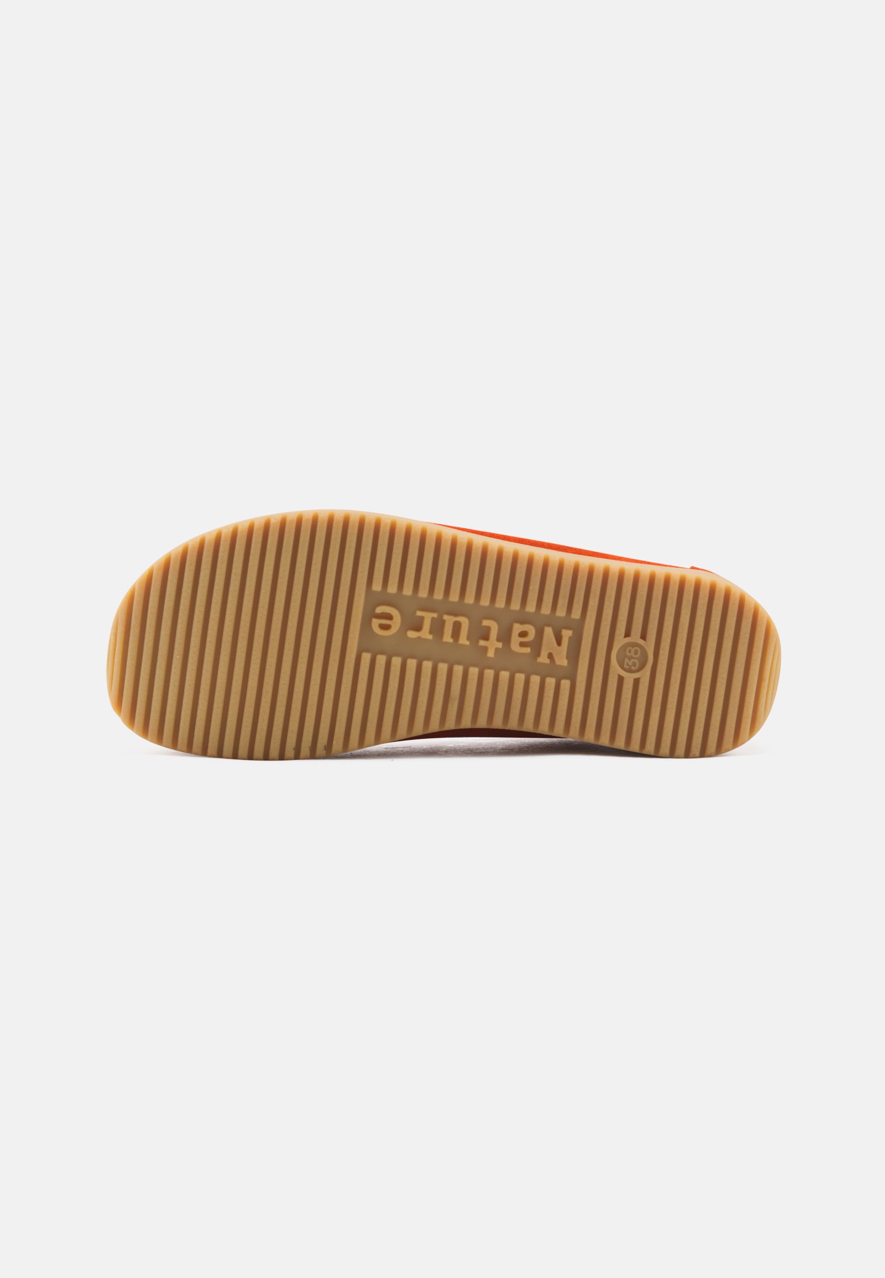 Nature Footwear Elin Loafer Suede læder farve Orange med ydersål af naturgummi