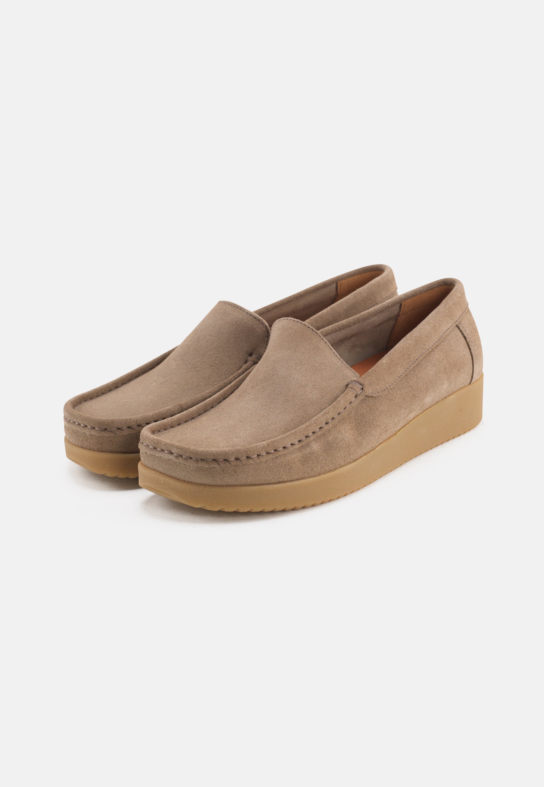 Nature Footwear Elin Loafer Suede Slip on 157 Moonrock