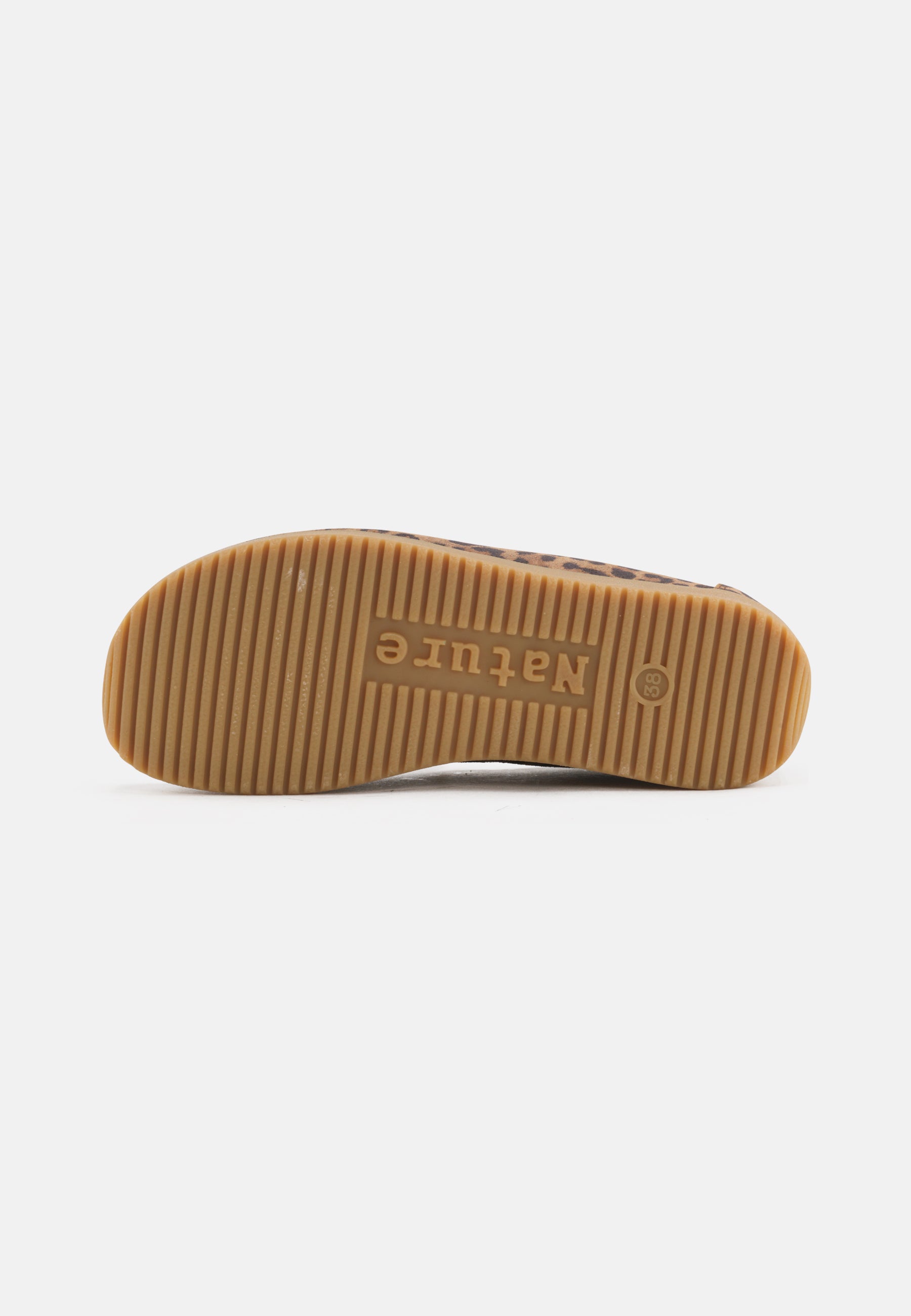 Nature Footwear Elin Loafer Suede læder i Leopardprint med ydersål af naturgummi