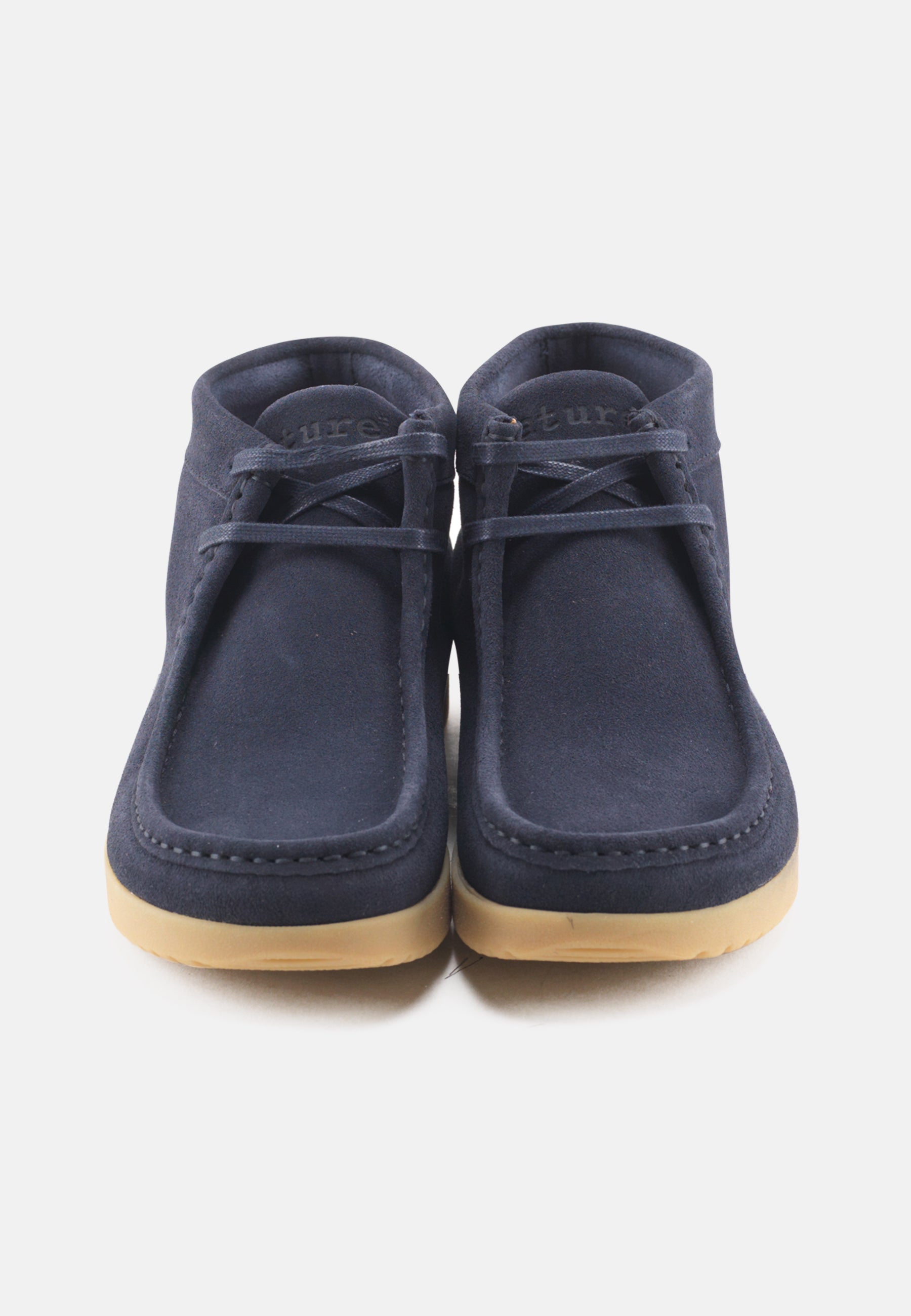 Nature Footwear Ellen snørestøvle Suede læder farve Navy med ydersål af naturgummi