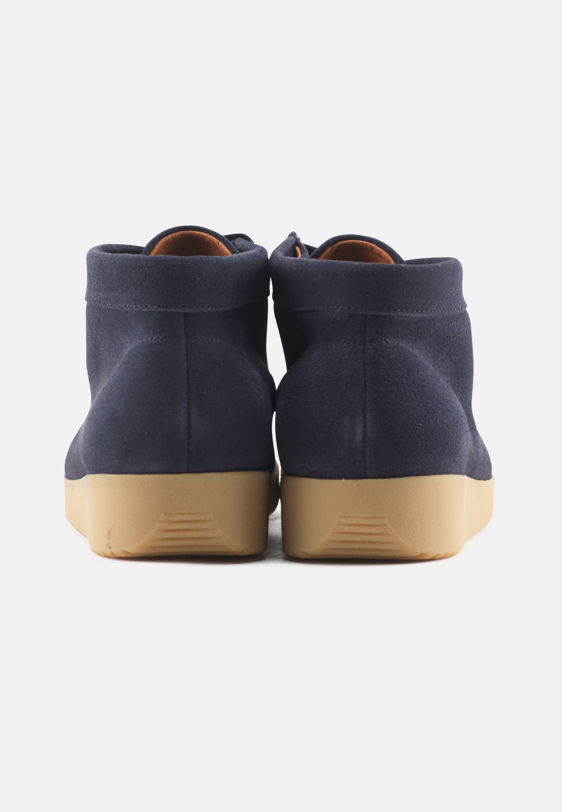 Nature Footwear Ellen snørestøvle Suede læder farve Navy med ydersål af naturgummi