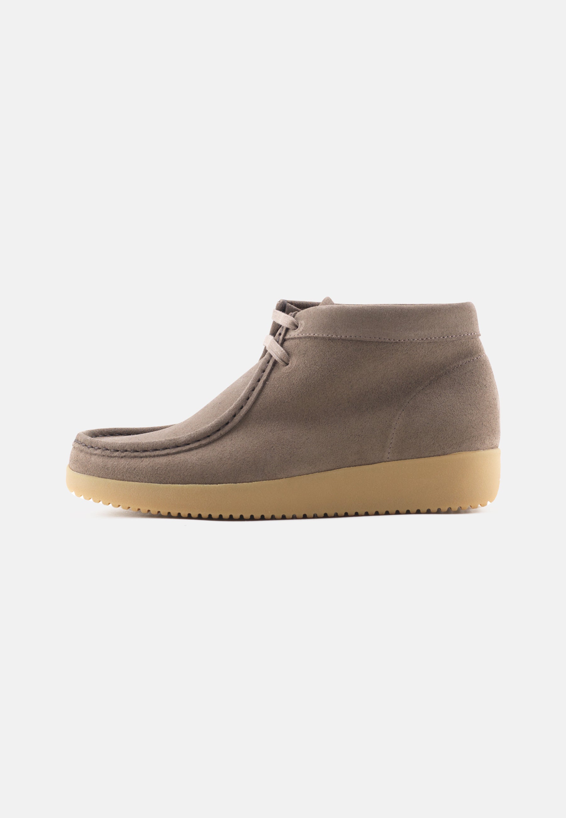 Nature Footwear Ellen snørestøvle Suede læder farve Clay med ydersål af naturgummi