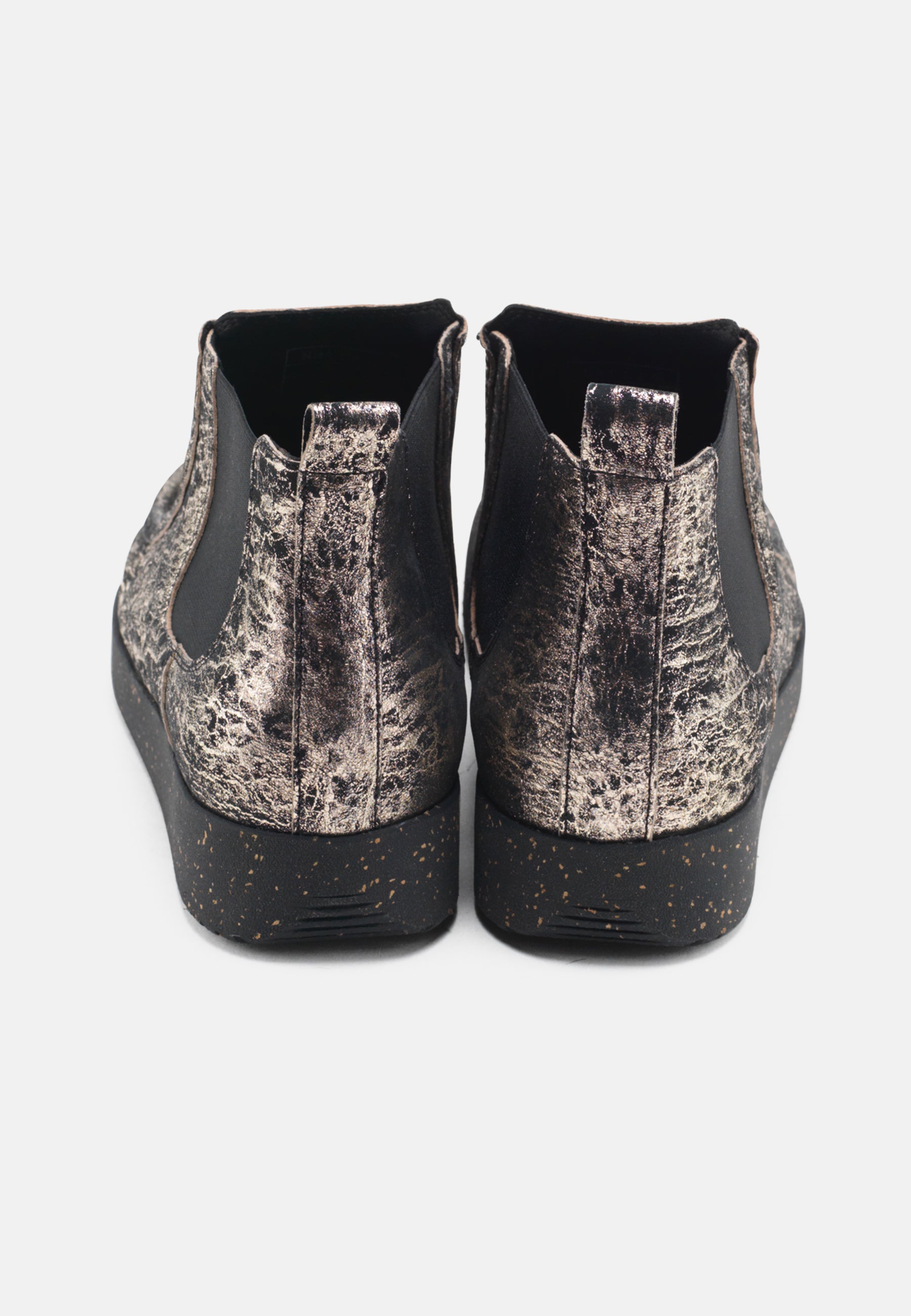 Nature Footwear Ester Støvle Leather Boot 200 Black/Gold