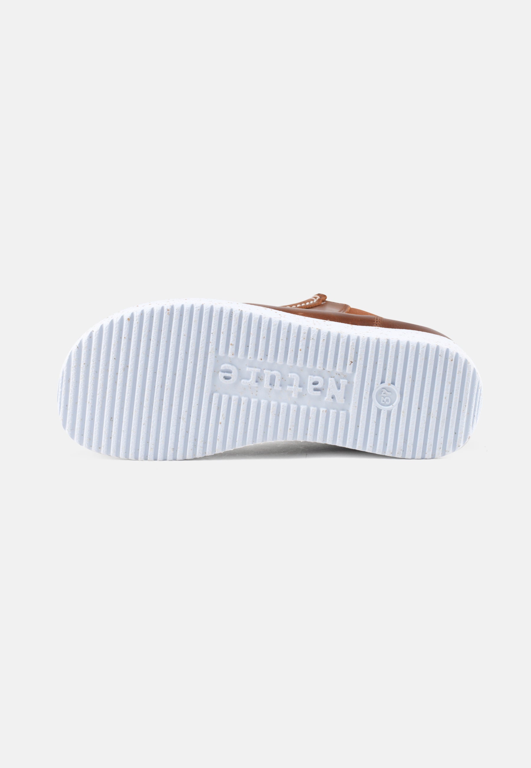 Nature Footwear Ester Støvle med elastik I siderne Læder farve Tobacco med ydersål af hvid naturgummi med korkrester. 