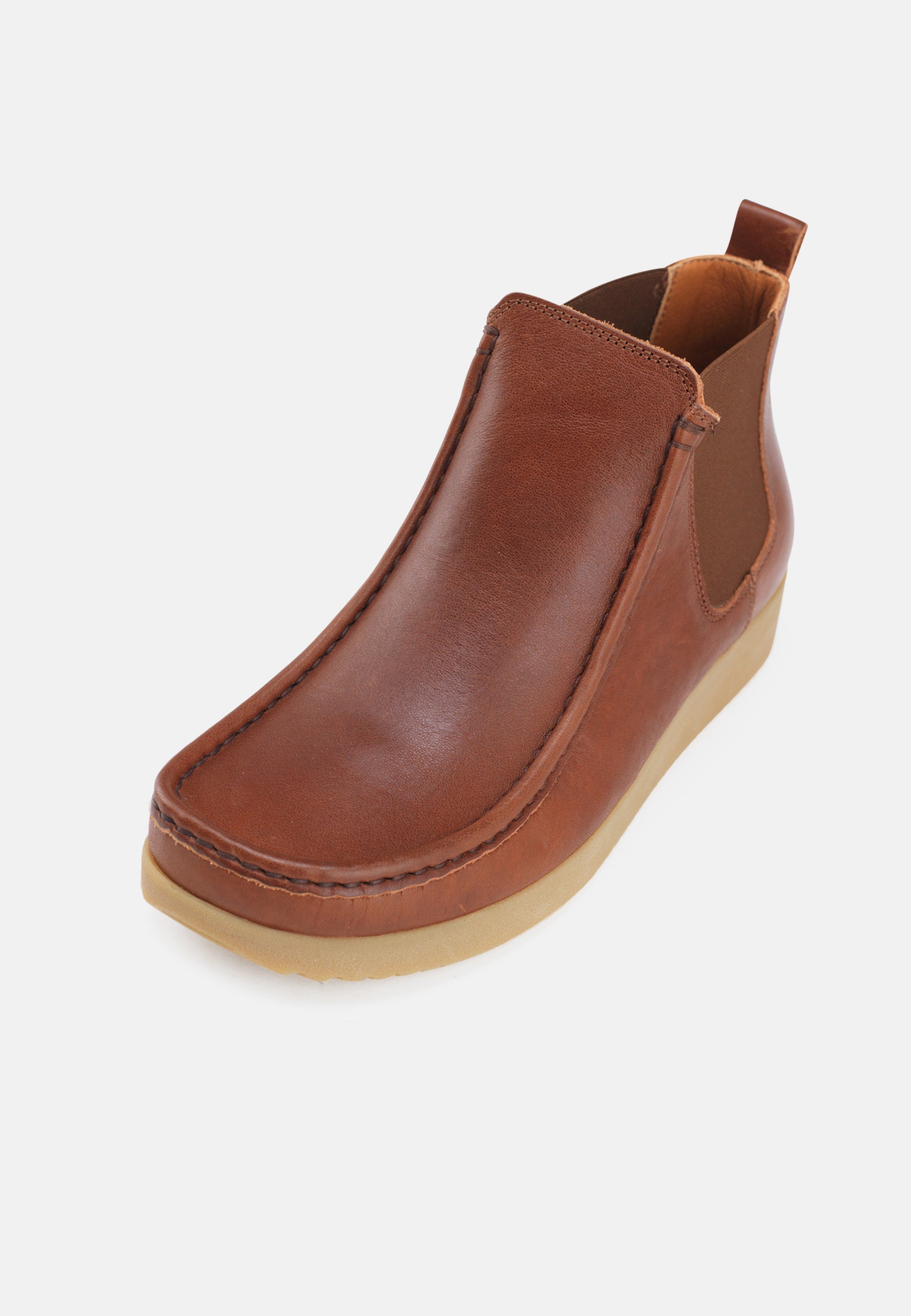 Nature Footwear Ester Støvle Pull Up Leather Boot 166 Cognac