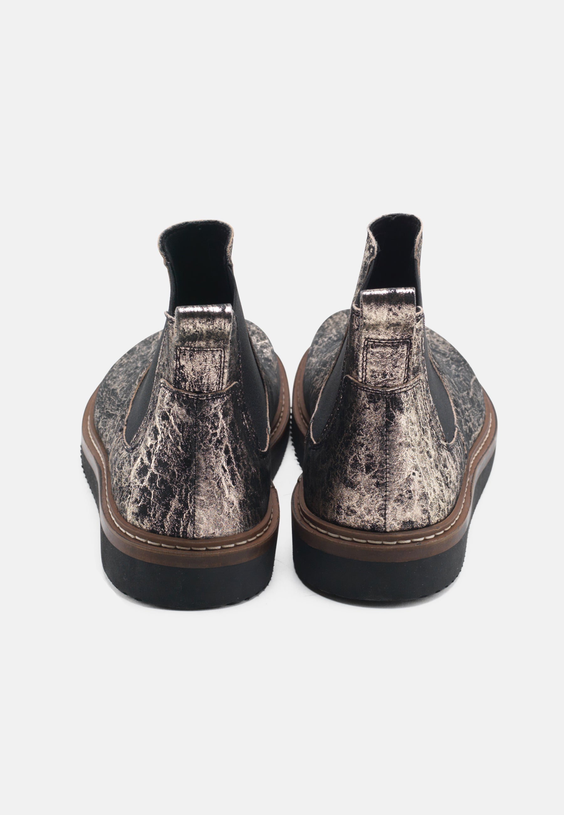 Nature Footwear Gry Støvle Leather Boot 200 Black/Gold