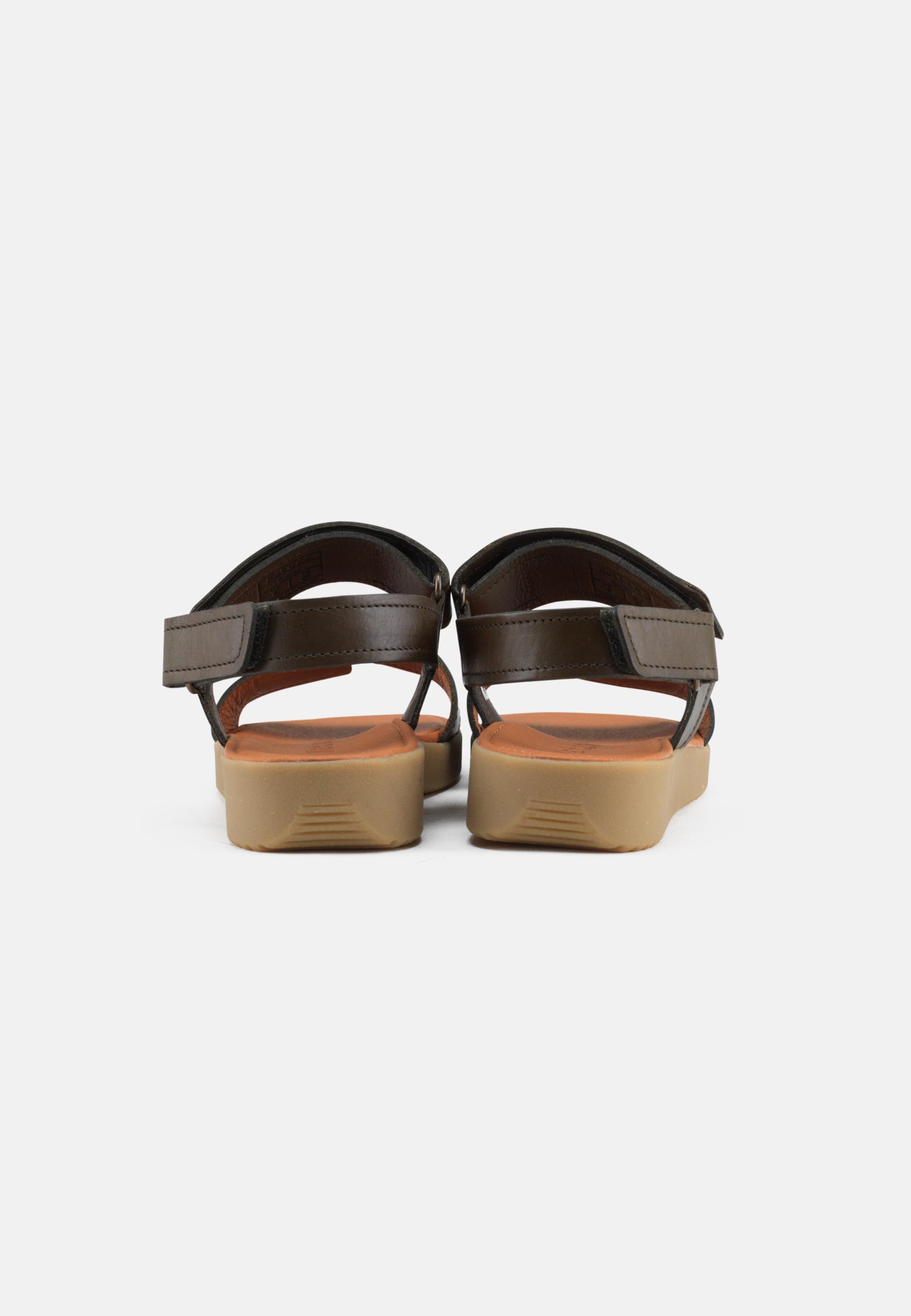 Nature Footwear Karen Sandal Læder farve Olive med naturgummisål