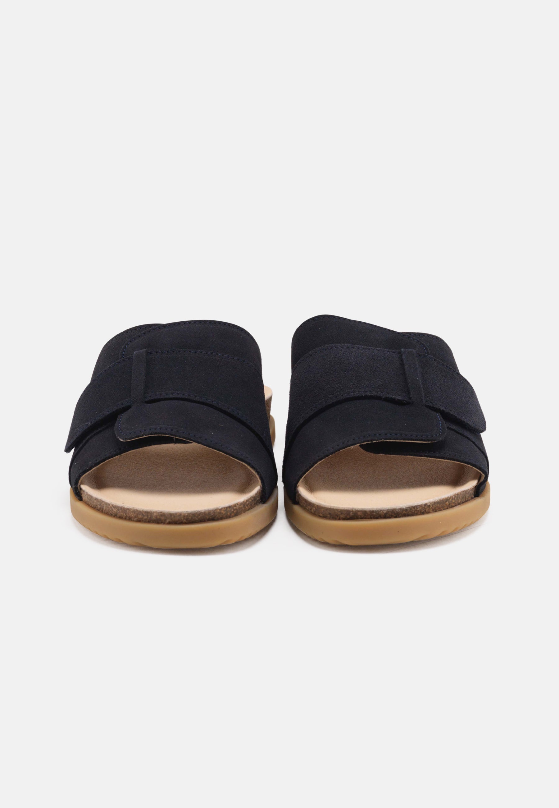 Nature Footwear Katrine Sandal Suede Slide 004 Navy