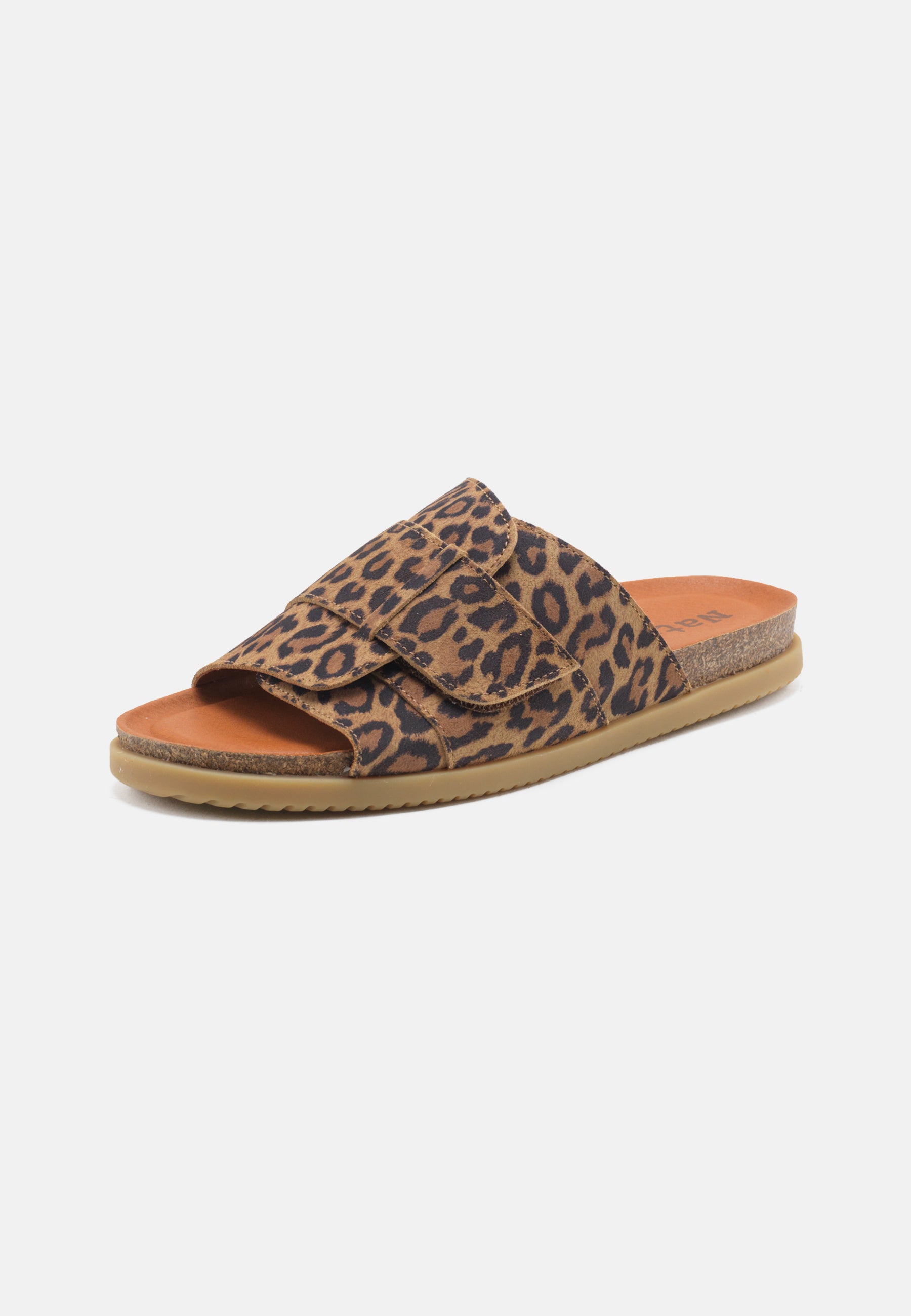Nature Footwear Katrine Sandal Suede Print Slide 100 Leopard