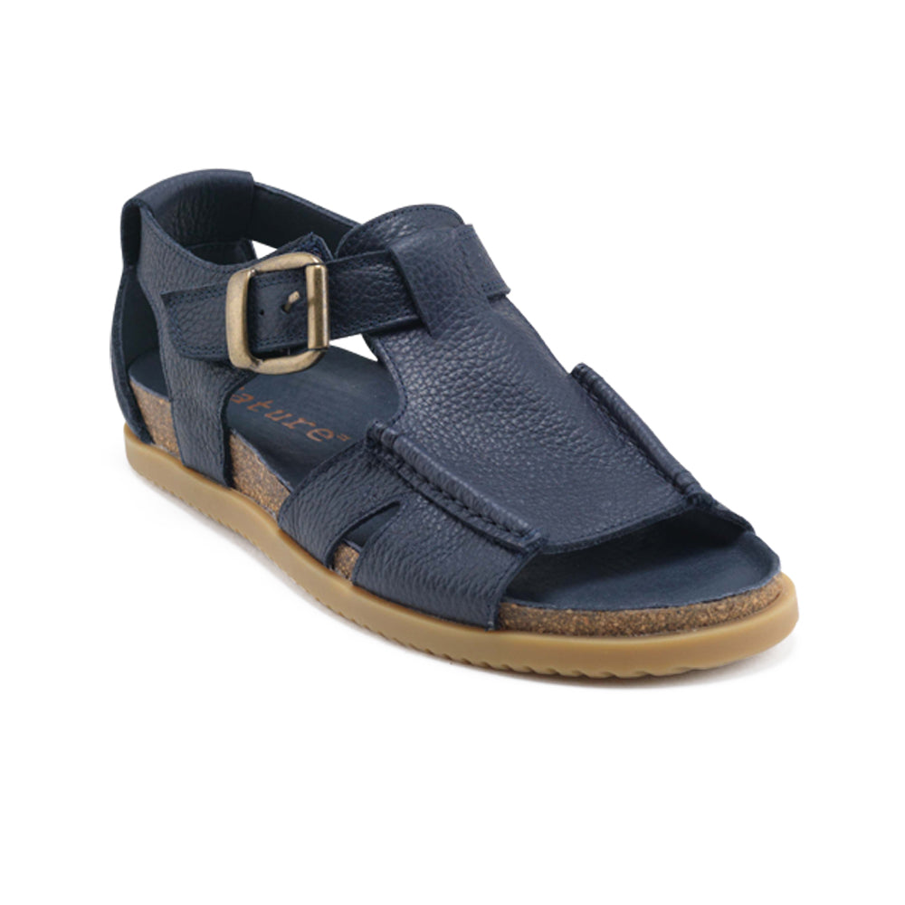 Nature Footwear Lene Sandal Leather Sandal 004 Navy