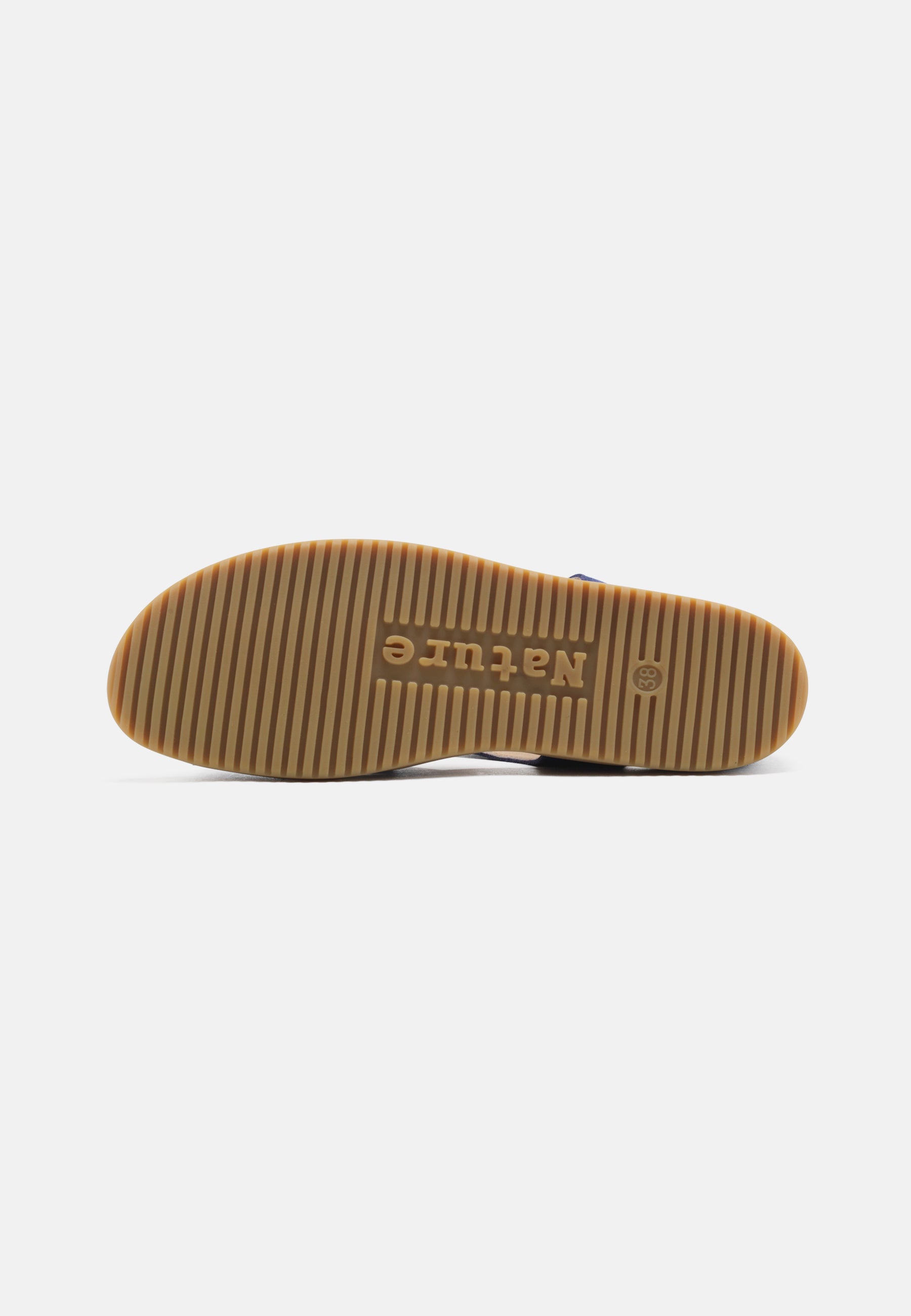 Nature Footwear Lene Sandal med lukket hæl i Suede læder farve Orange med kork fodseng og ydersål af naturgummi